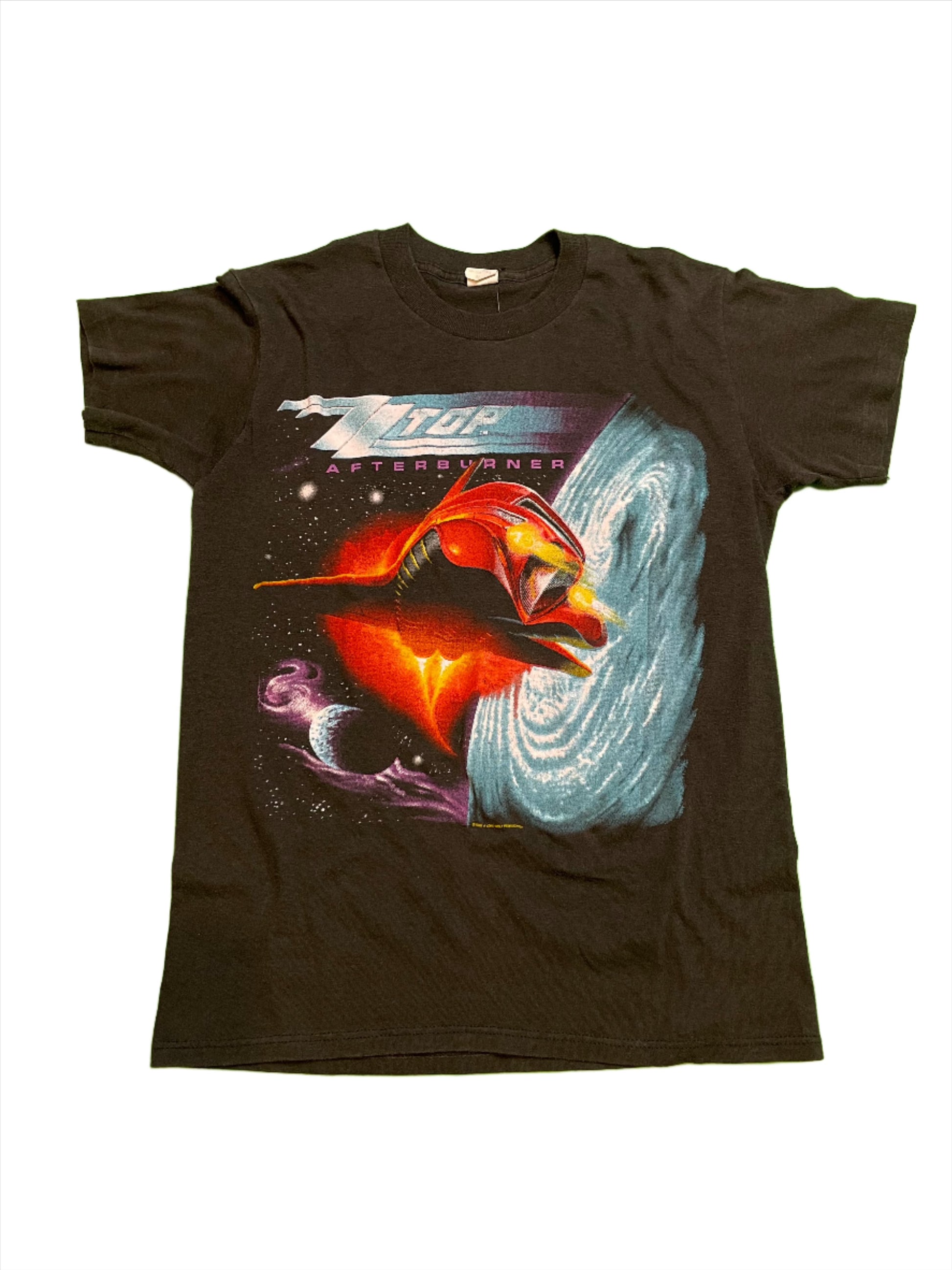 85' Vintage ZZ Top "Afterburner" Black T-Shirt - XS