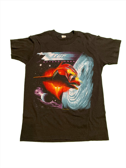 85' Vintage ZZ Top "Afterburner" Black T-Shirt - XS