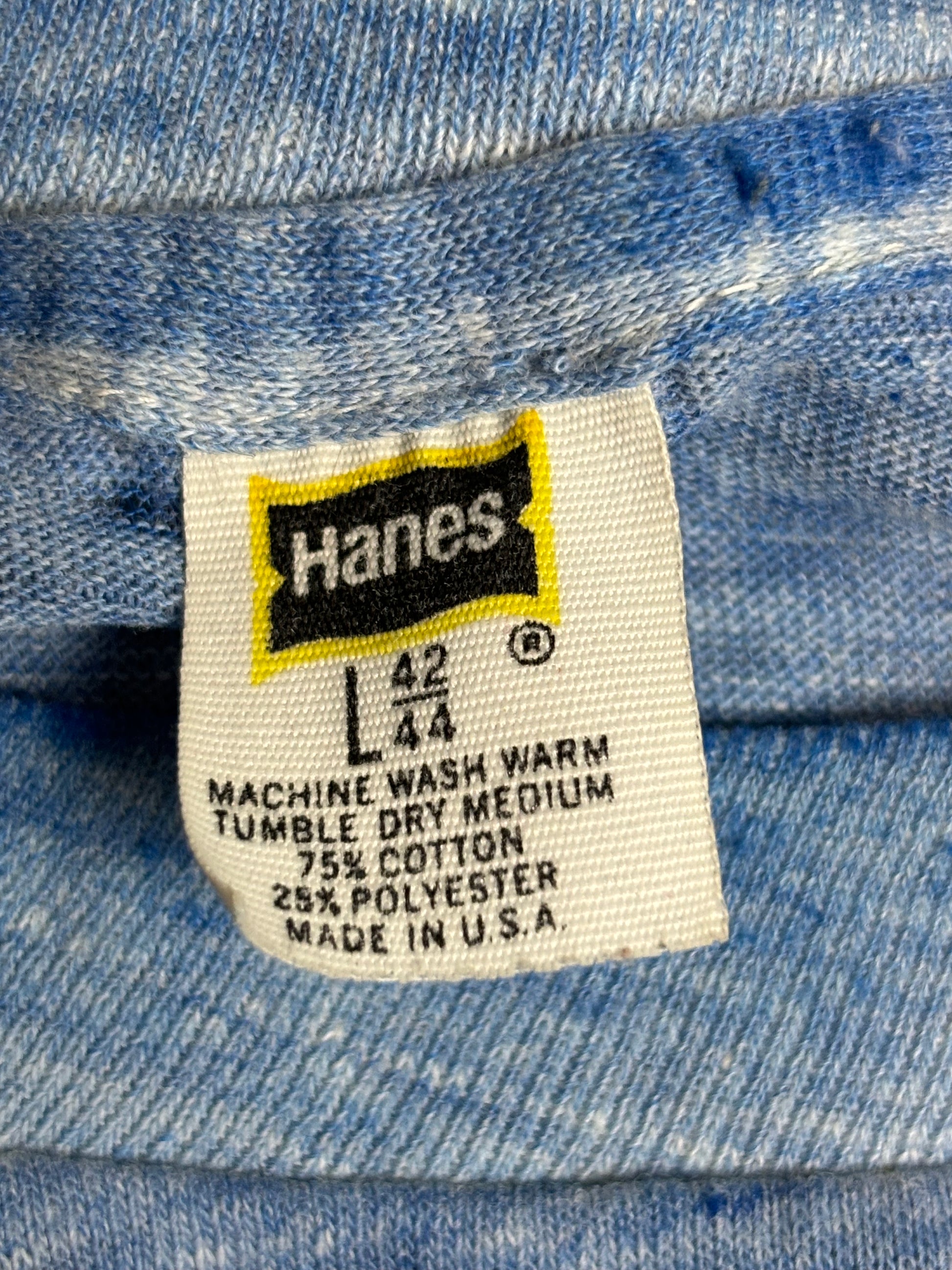 '70s Vintage Blue "11th Frame Lounge" T-Shirt - MED