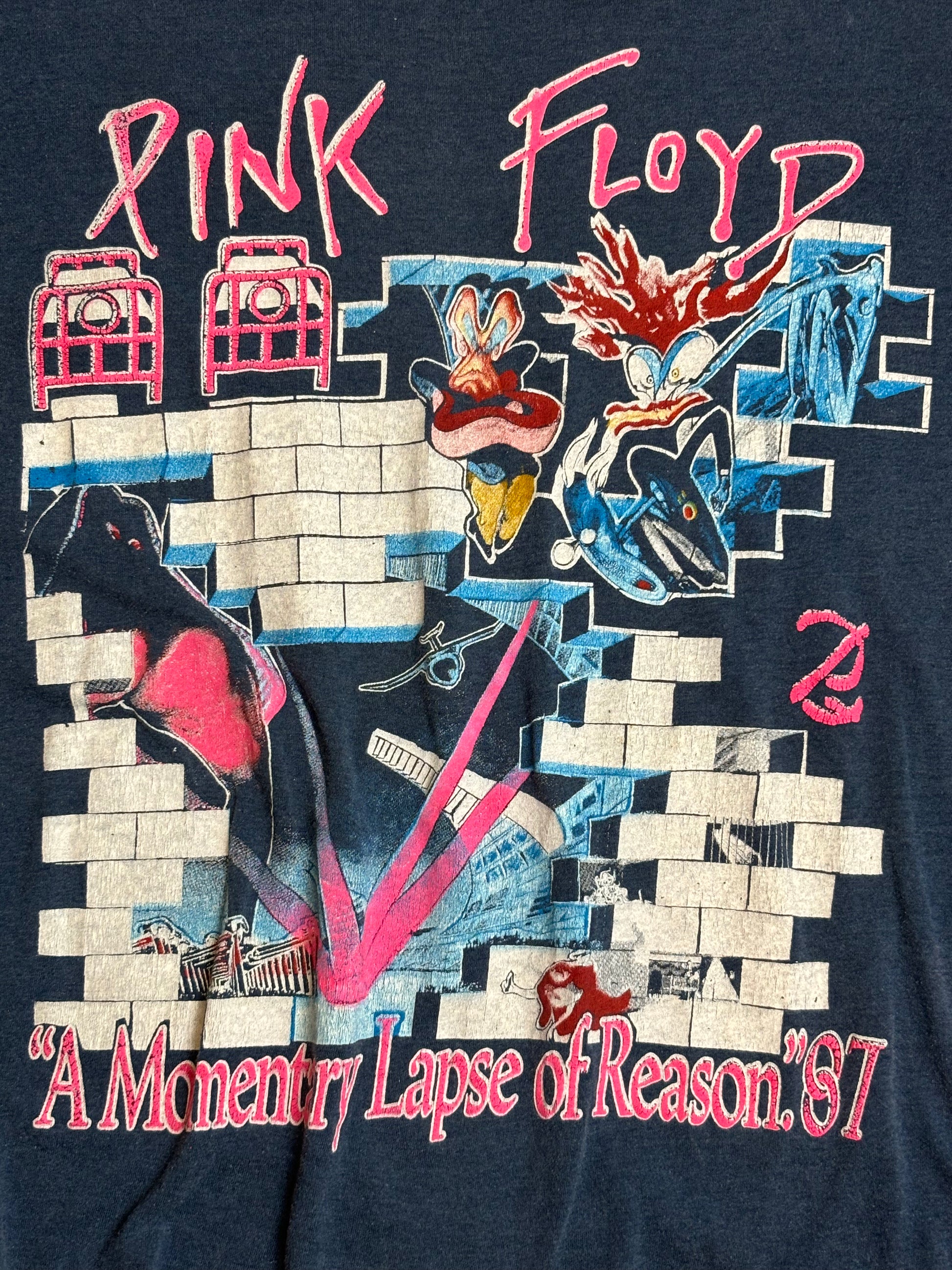 1987 Vintage Pink Floyd Momentary Lapse of Reason T-Shirt - LRG