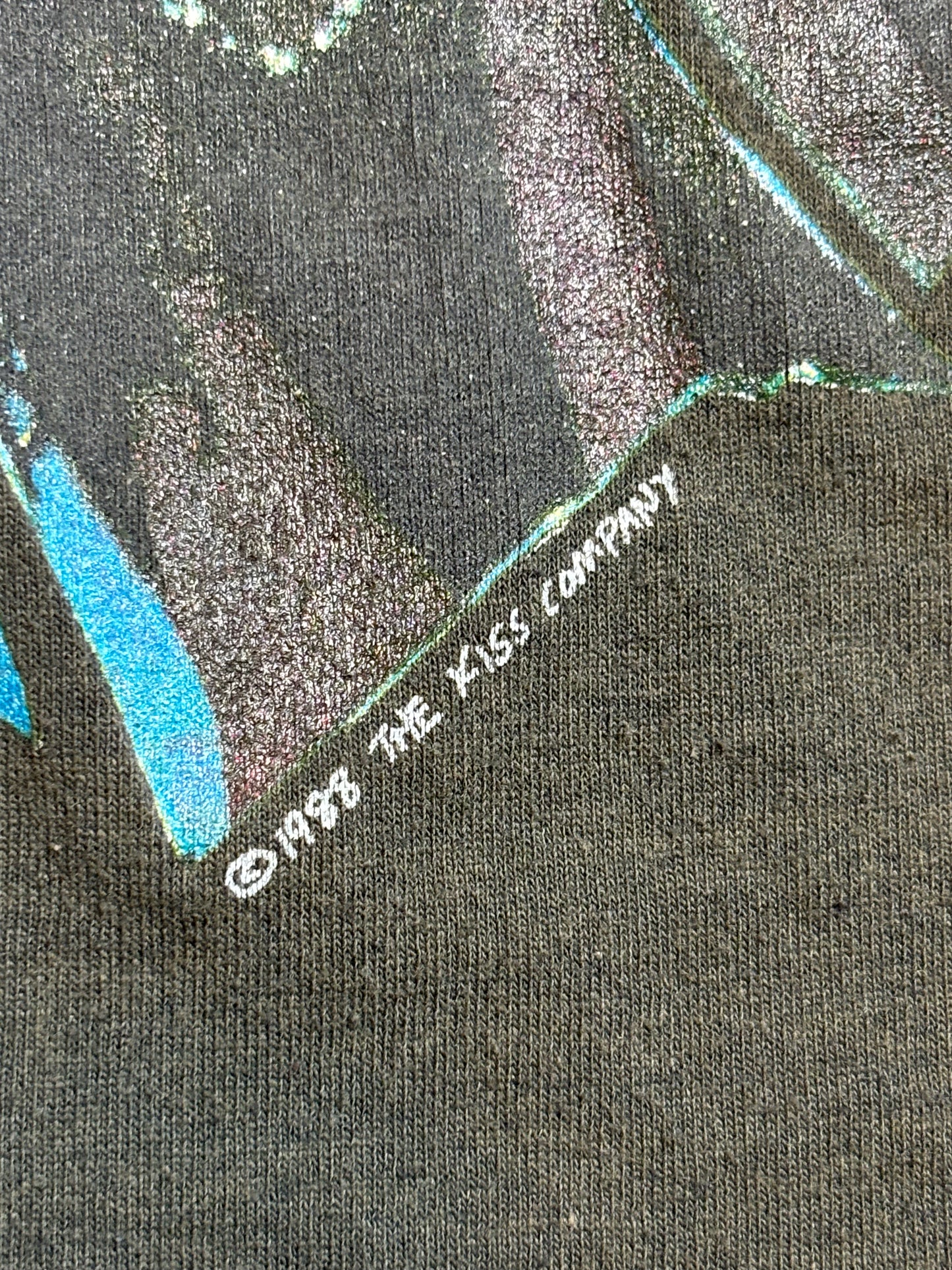 '88 Vintage Kiss "Mirror Crazy Nights" Blk T-Shirt - SML