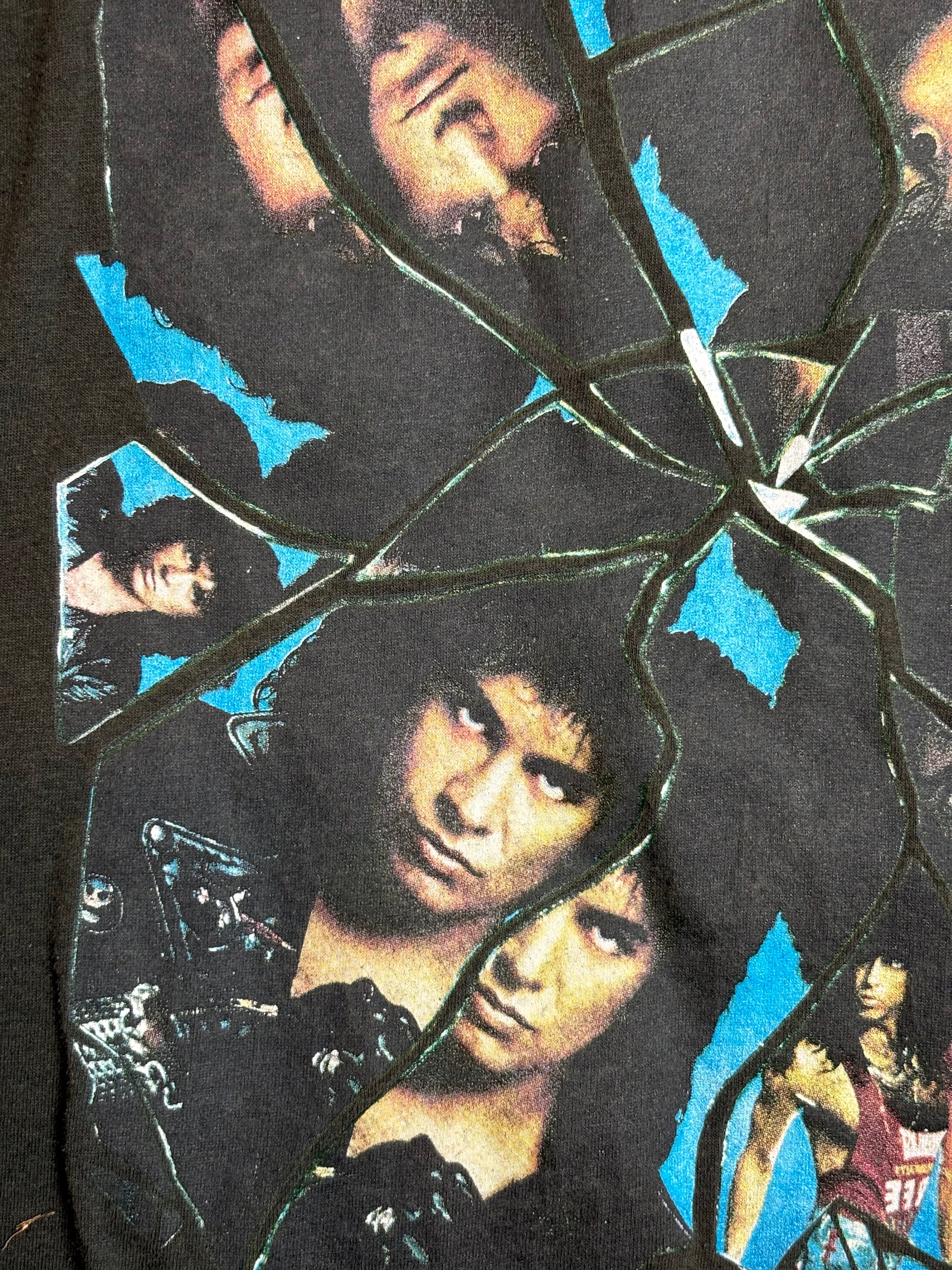 '88 Vintage Kiss "Mirror Crazy Nights" Blk T-Shirt - SML