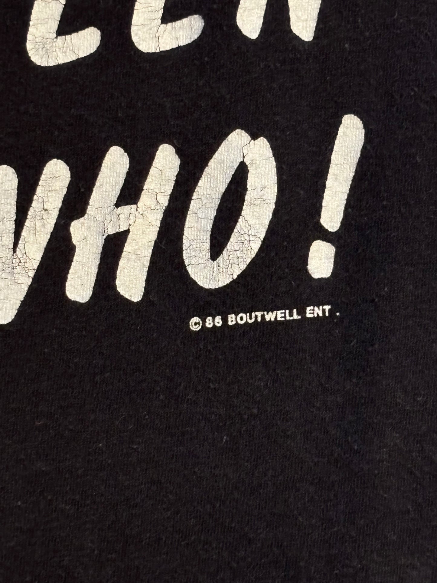 '86 Vintage Yngwie Who? Blk T-Shirt - SML