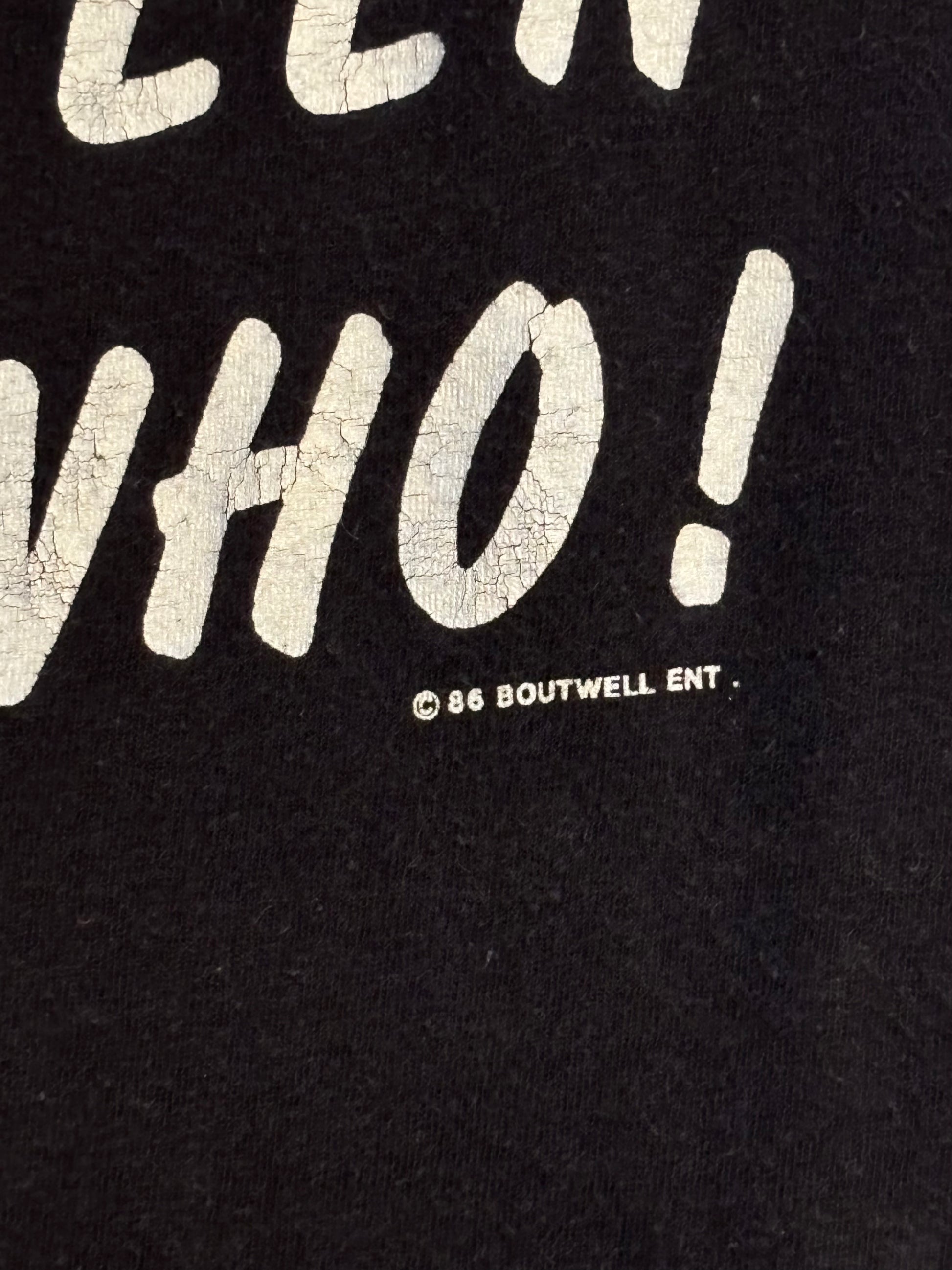 '86 Vintage Yngwie Who? Blk T-Shirt - SML