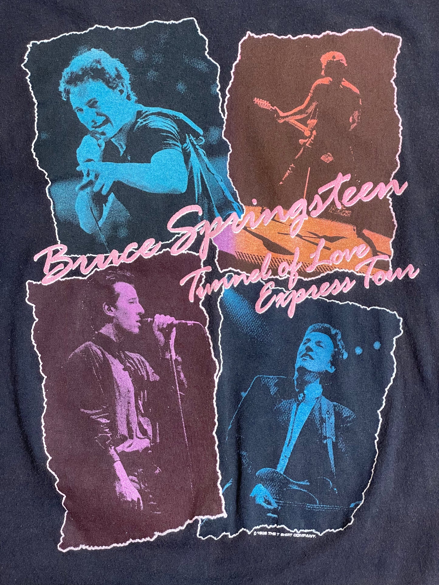 '88 Vintage Bruce Springsteen "Tunnel of Love" Tour Navy Blue T-Shirt - LRG