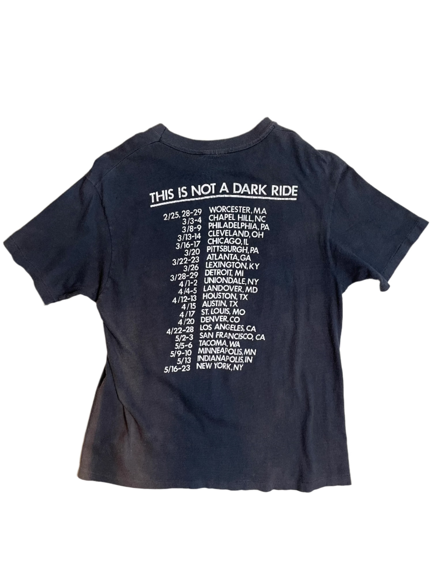 '88 Vintage Bruce Springsteen "Tunnel of Love" Tour Navy Blue T-Shirt - LRG