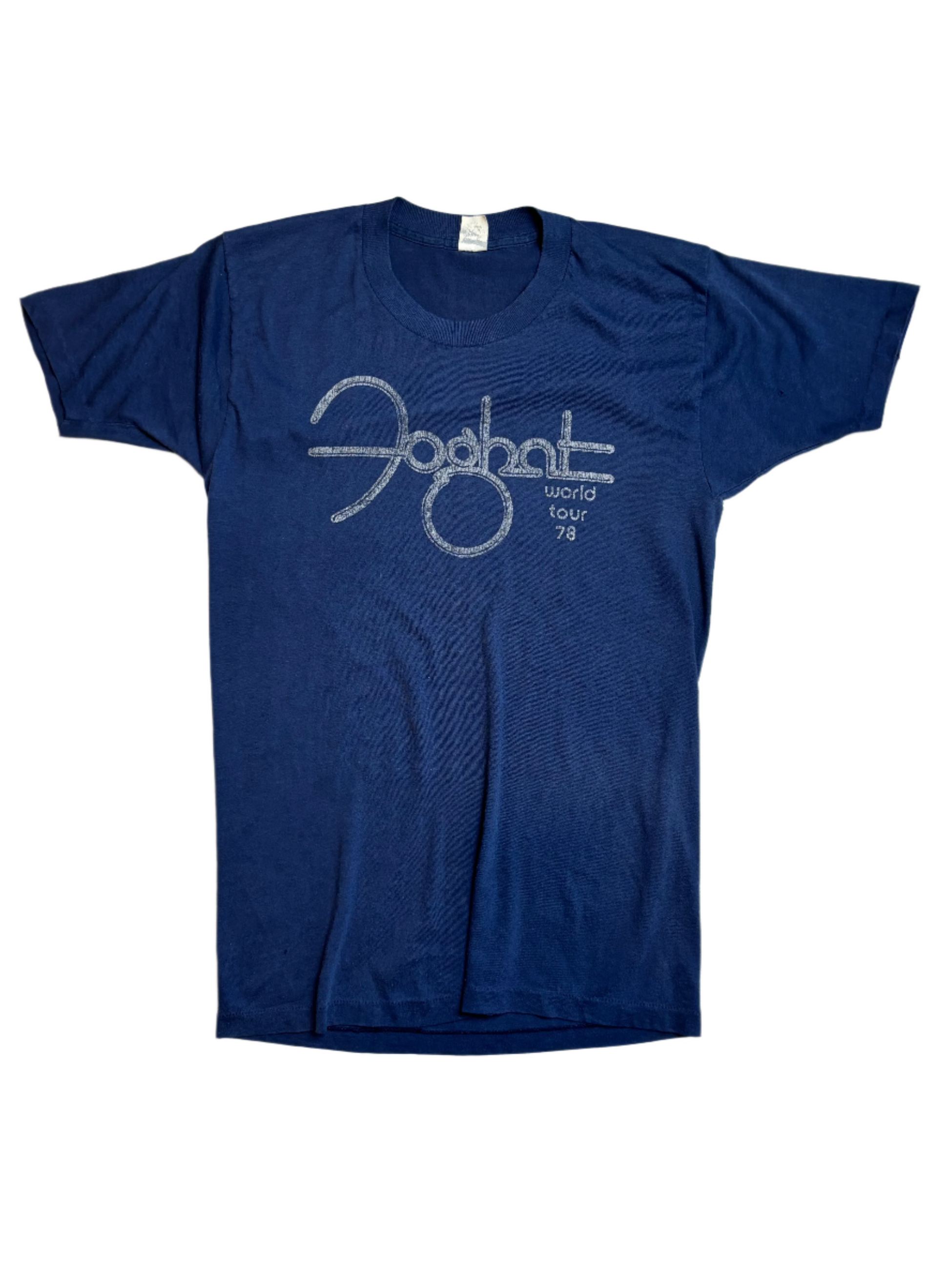 '78 Vintage Foghat Wold Tour Navy T-Shirt - XS
