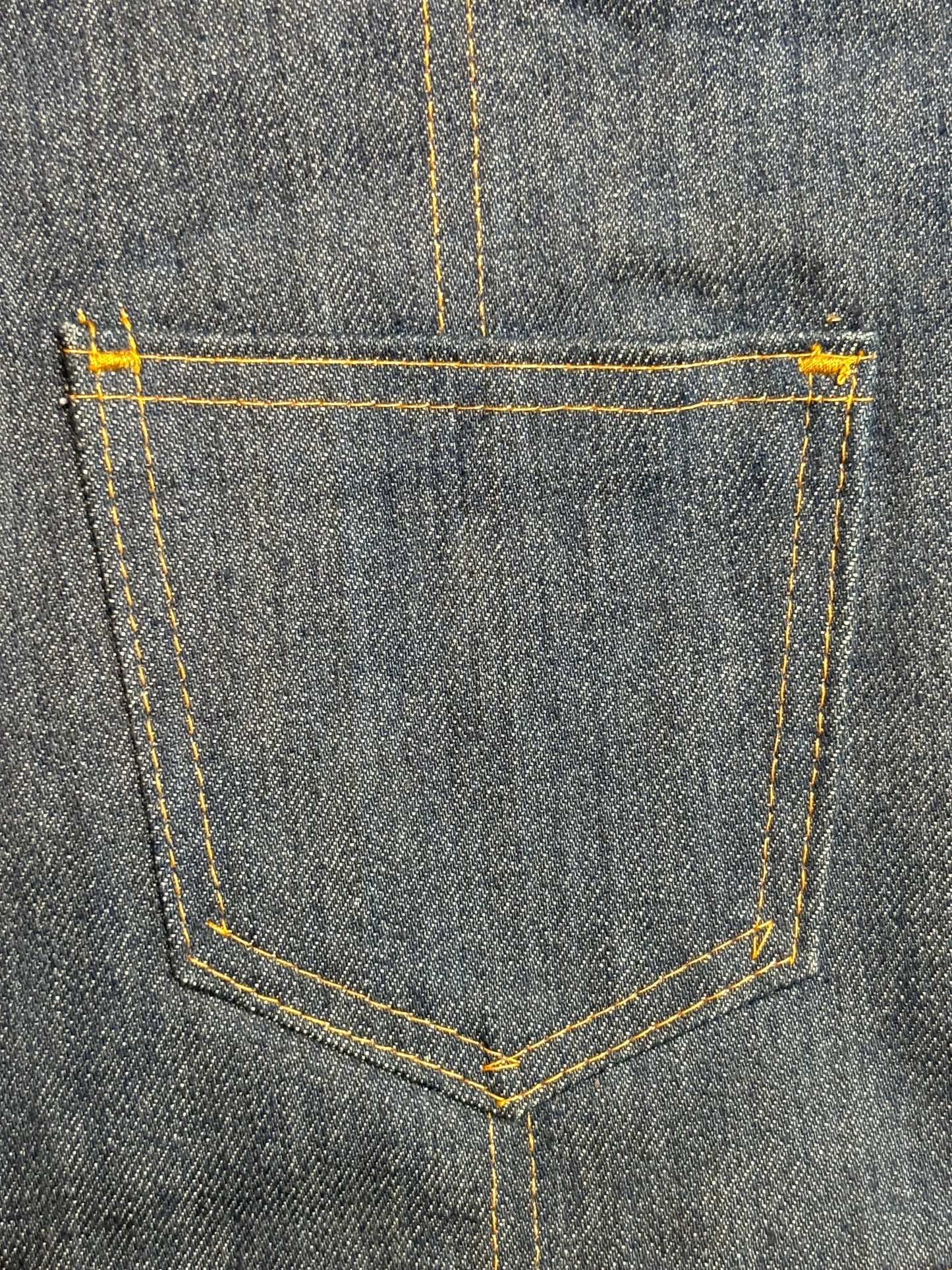 '70s/80s Vintage Drk Denim Sherpa Snap-Button Vest - XL