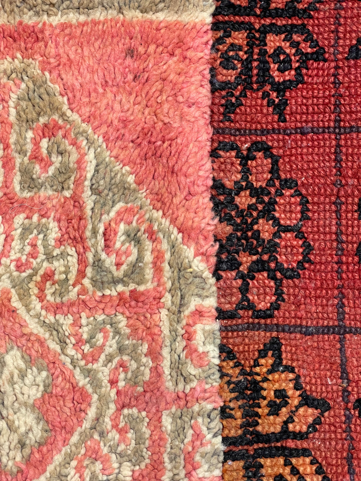 Moroccan Wool Calico Tapestry Pillowcase 1.79' x 1.33'