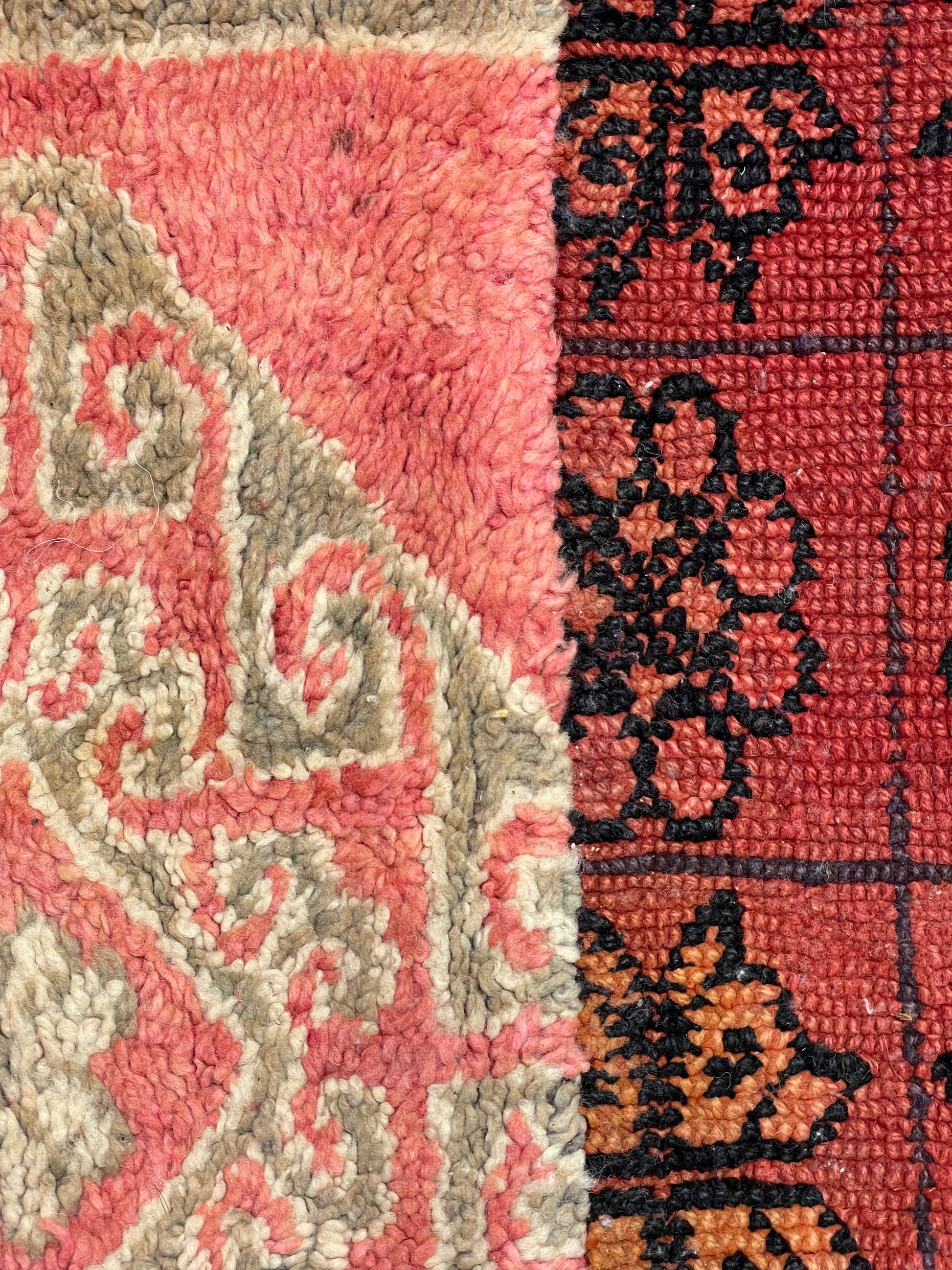 Moroccan Wool Calico Tapestry Pillowcase 1.79' x 1.33'