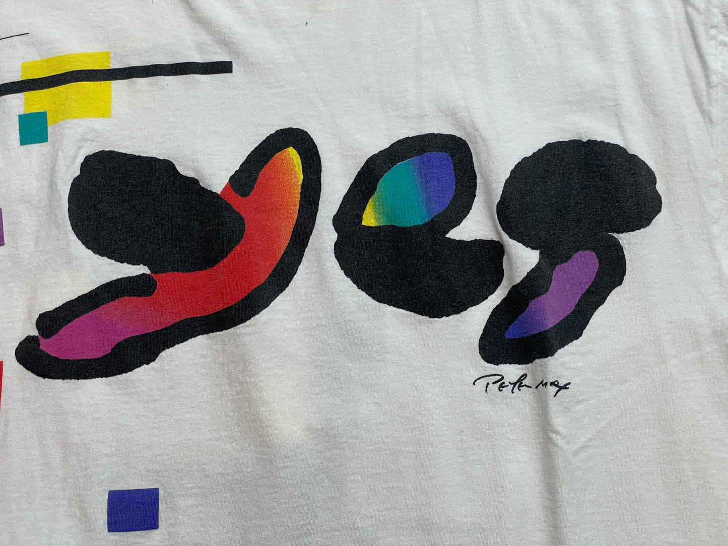 '94 Vintage YES "Talk Peter Max" White T-Shirt - XL