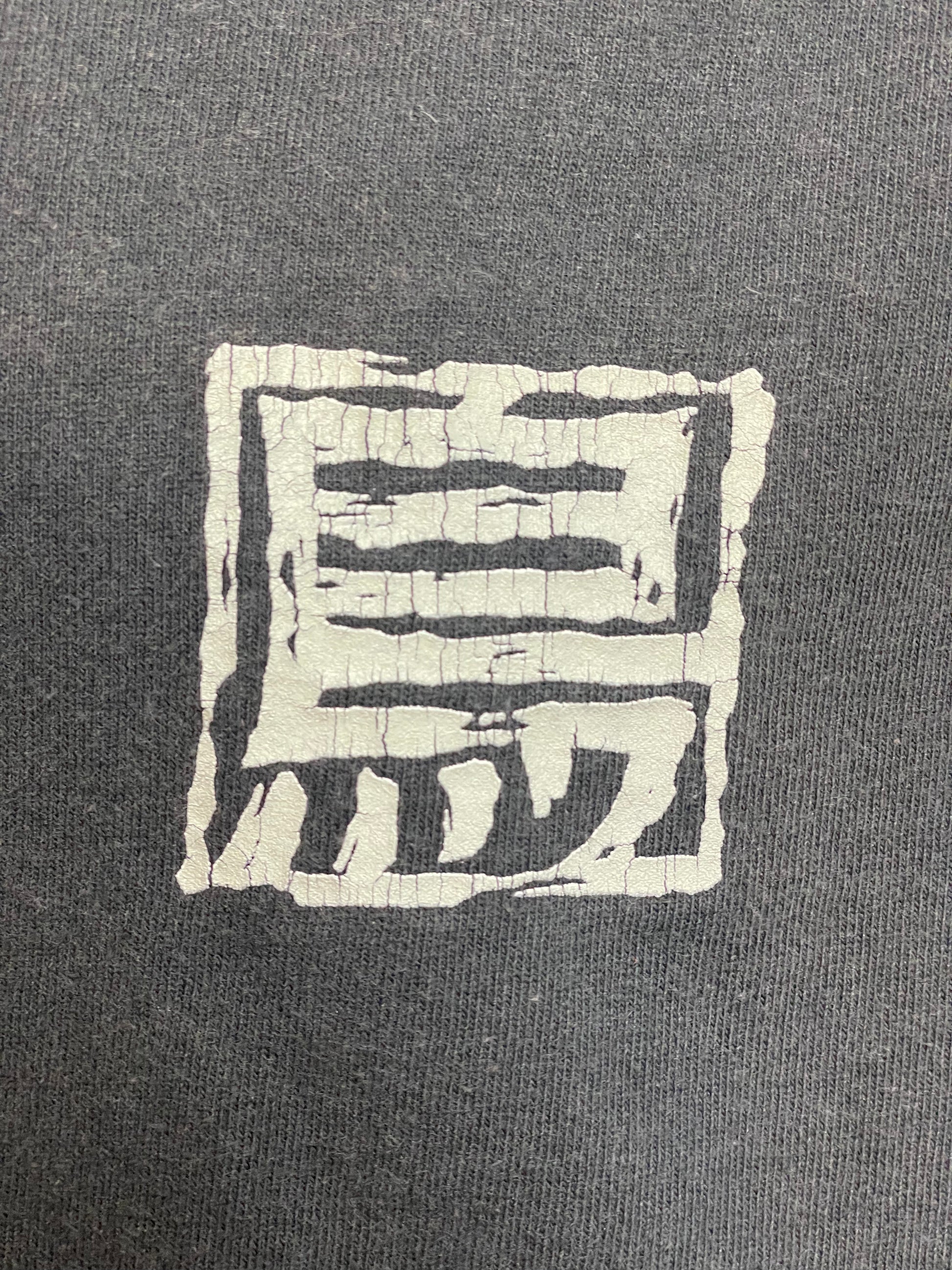 '93 Vintage Pushead Skeleton Mummy Grey T-Shirt - XXS