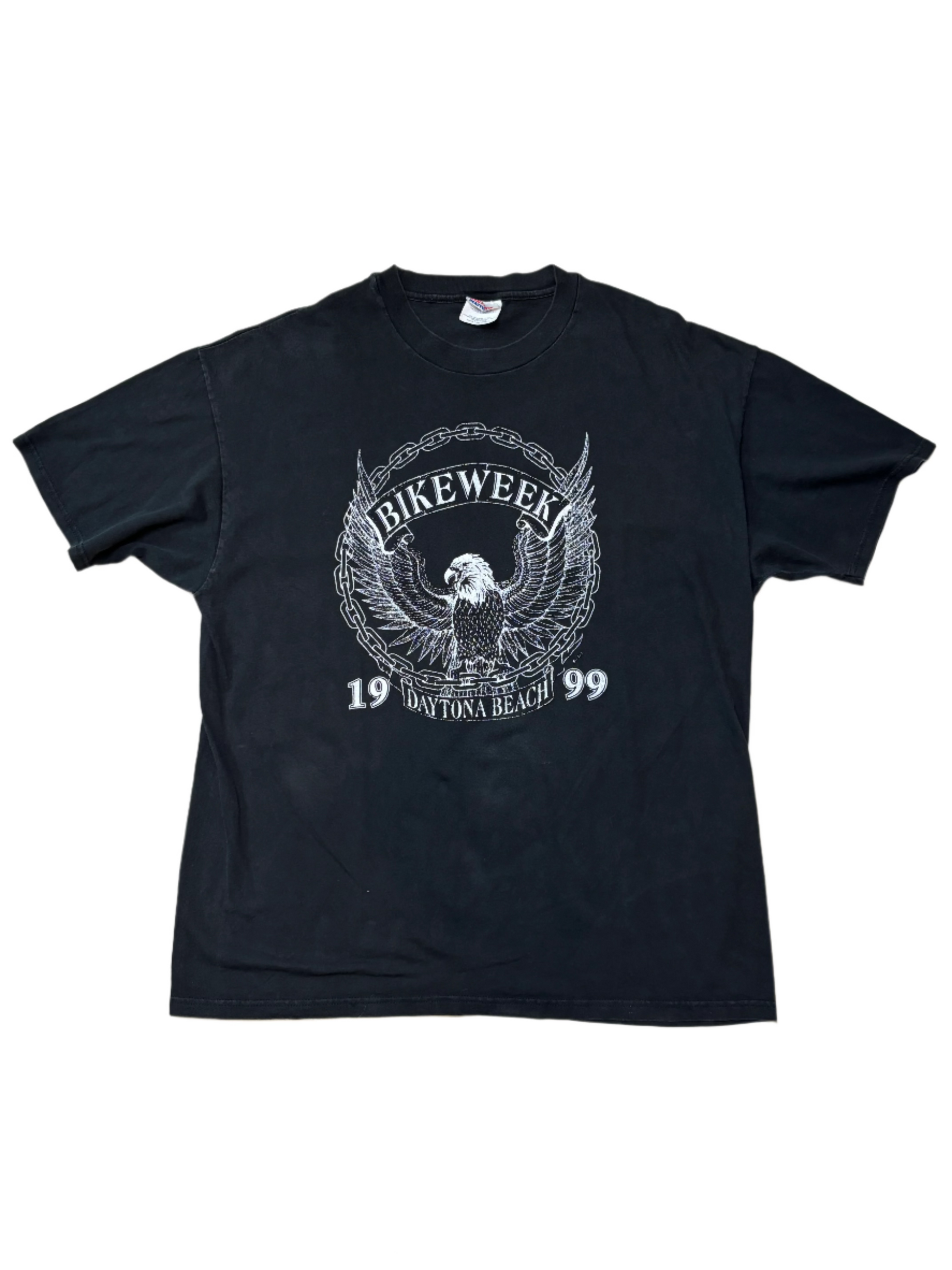'99 Vintage Bike Week Daytona Beach Blk T-Shirt - LRG