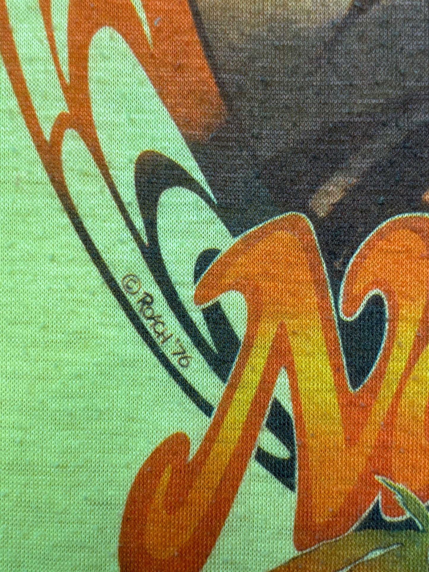 '76 Vintage Natures Gift Marijuana Yellow T-Shirt - XS