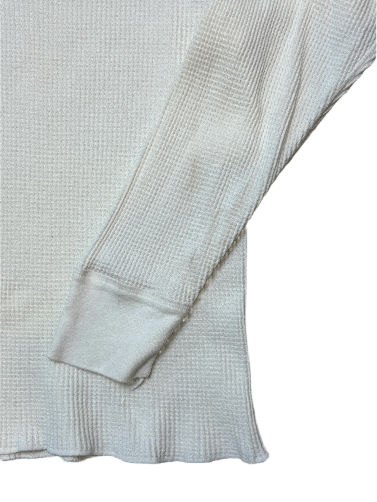 '60s Vintage VanCort Ivory Thermal LS Shirt - XS