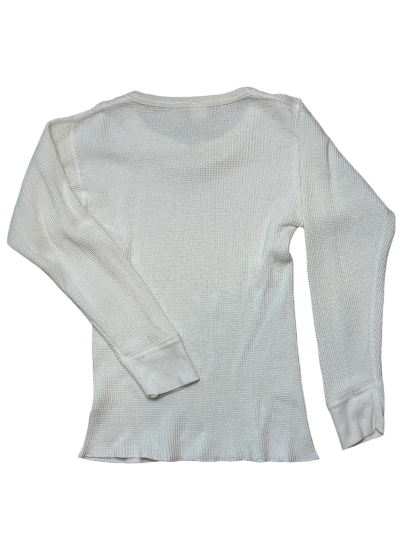 '60s Vintage VanCort Ivory Thermal LS Shirt - XS