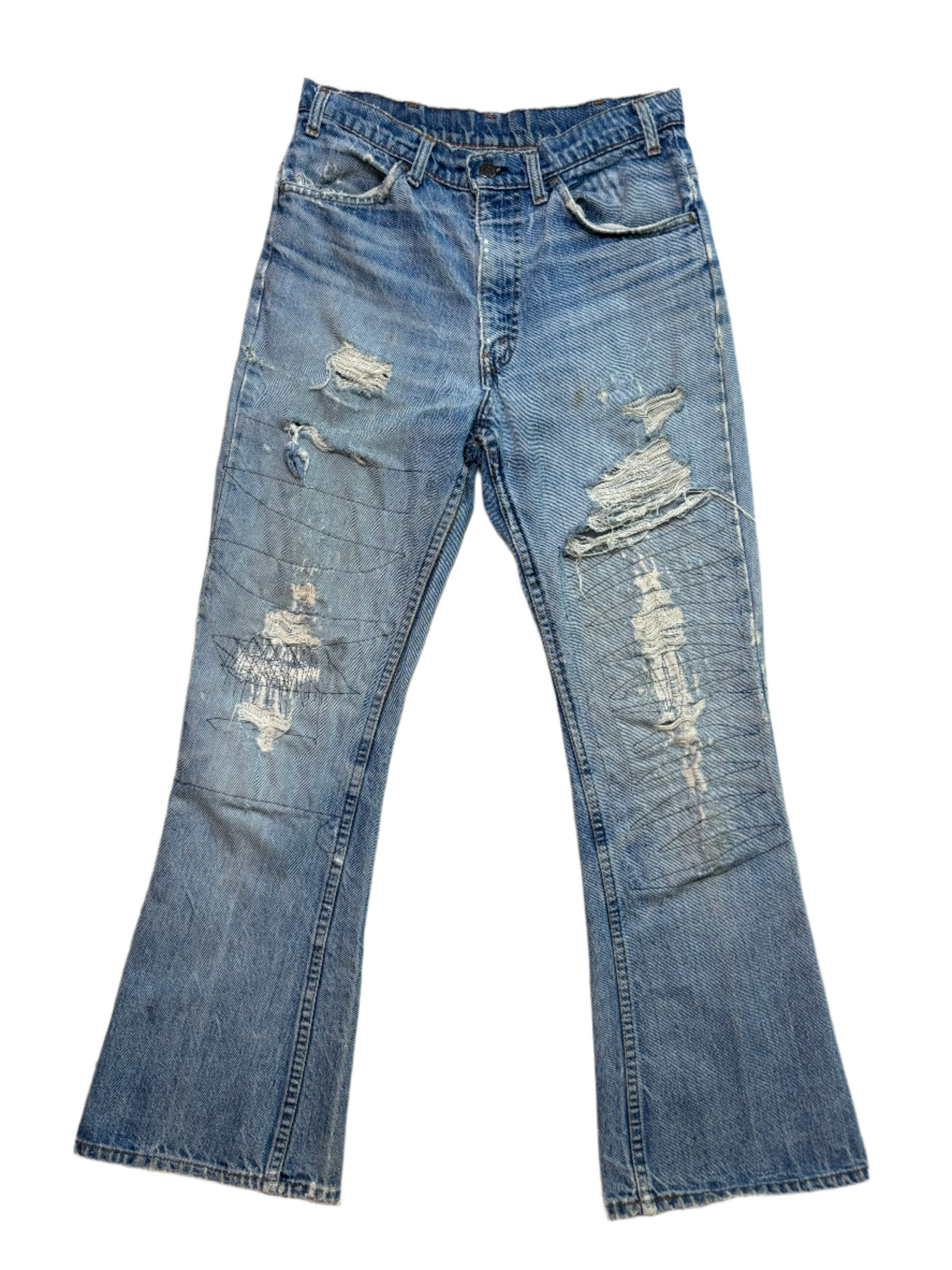 '79 Vintage Levis 646 Distressed Org Tab Jeans 30x28