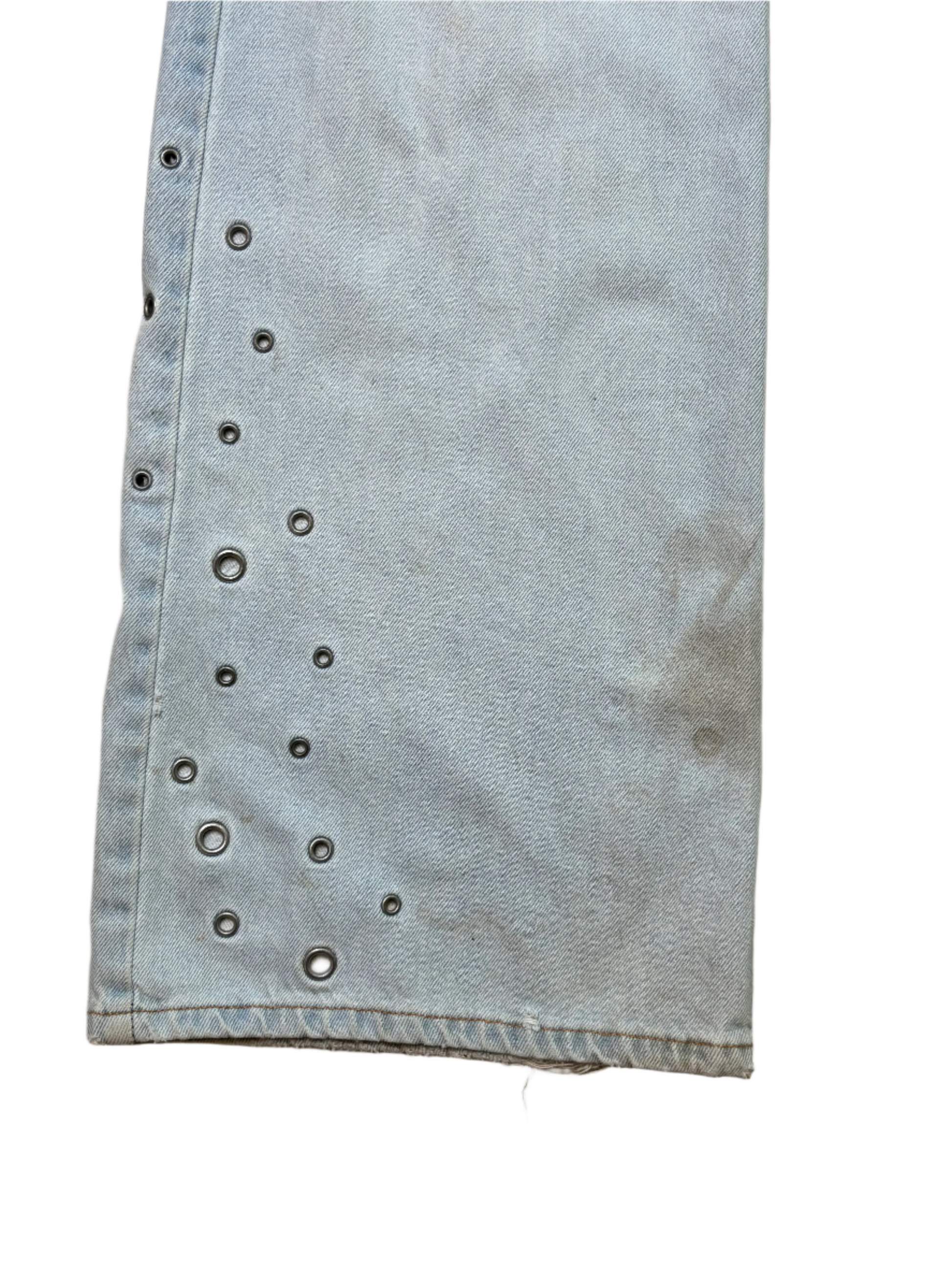 '90s Vintage Levis 574 Lt. Wash w/Rivets 34x30.5