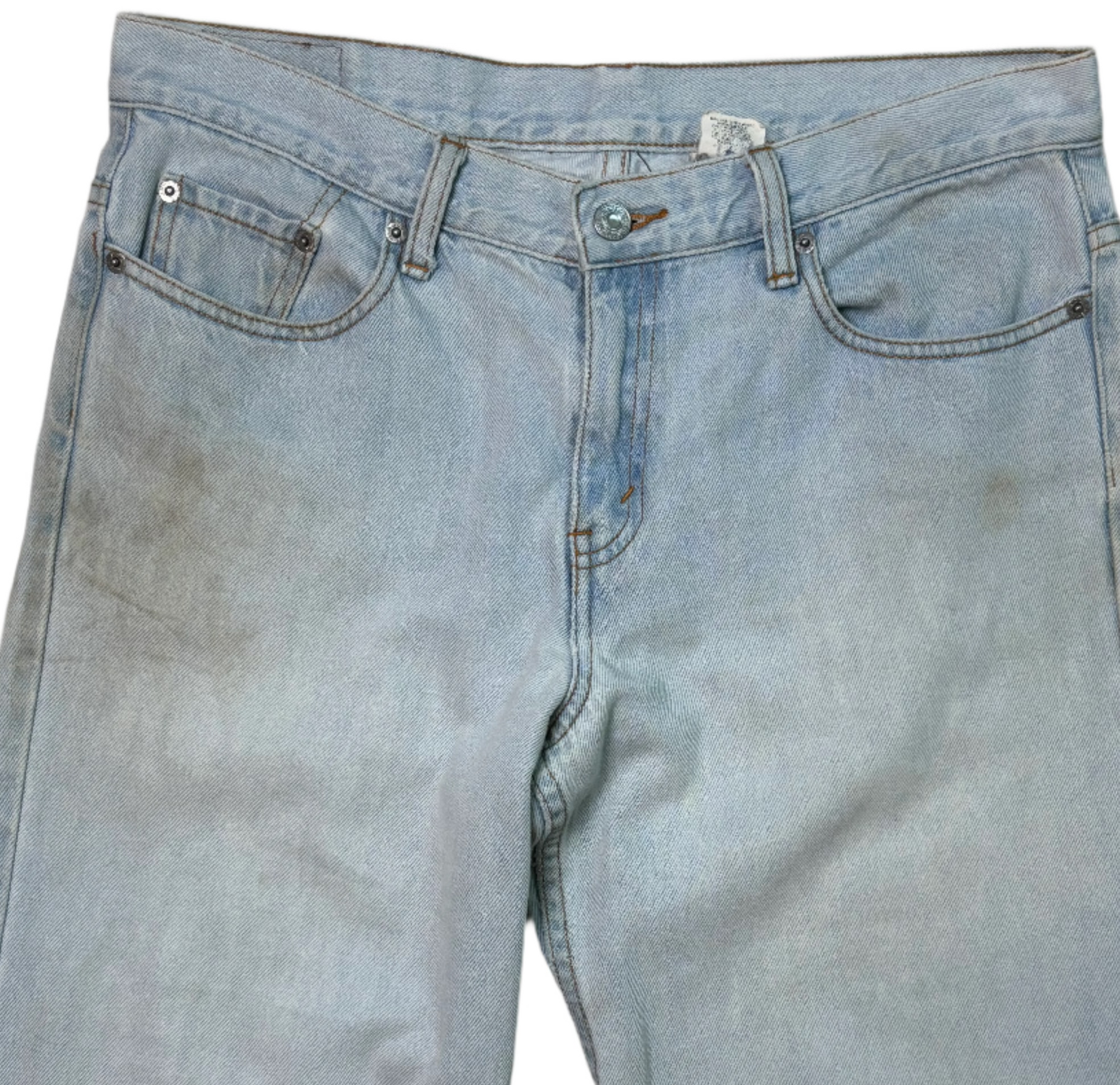 '90s Vintage Levis 574 Lt. Wash w/Rivets 34x30.5