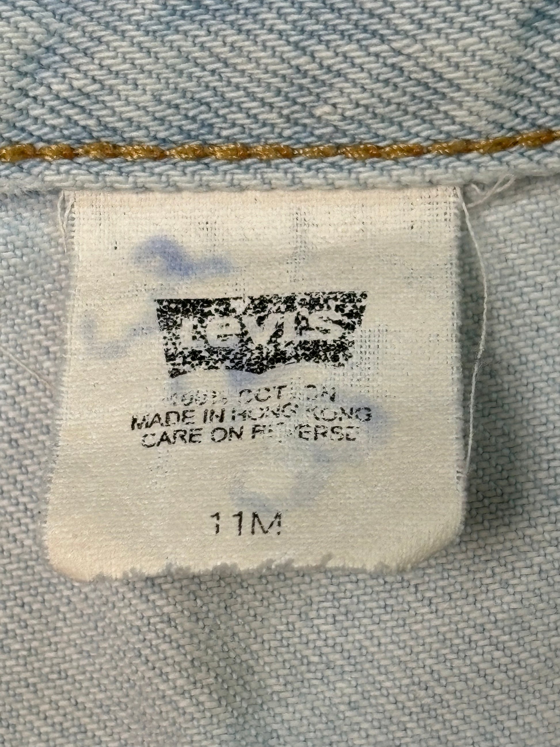 '90s Vintage Levis 574 Lt. Wash w/Rivets 34x30.5