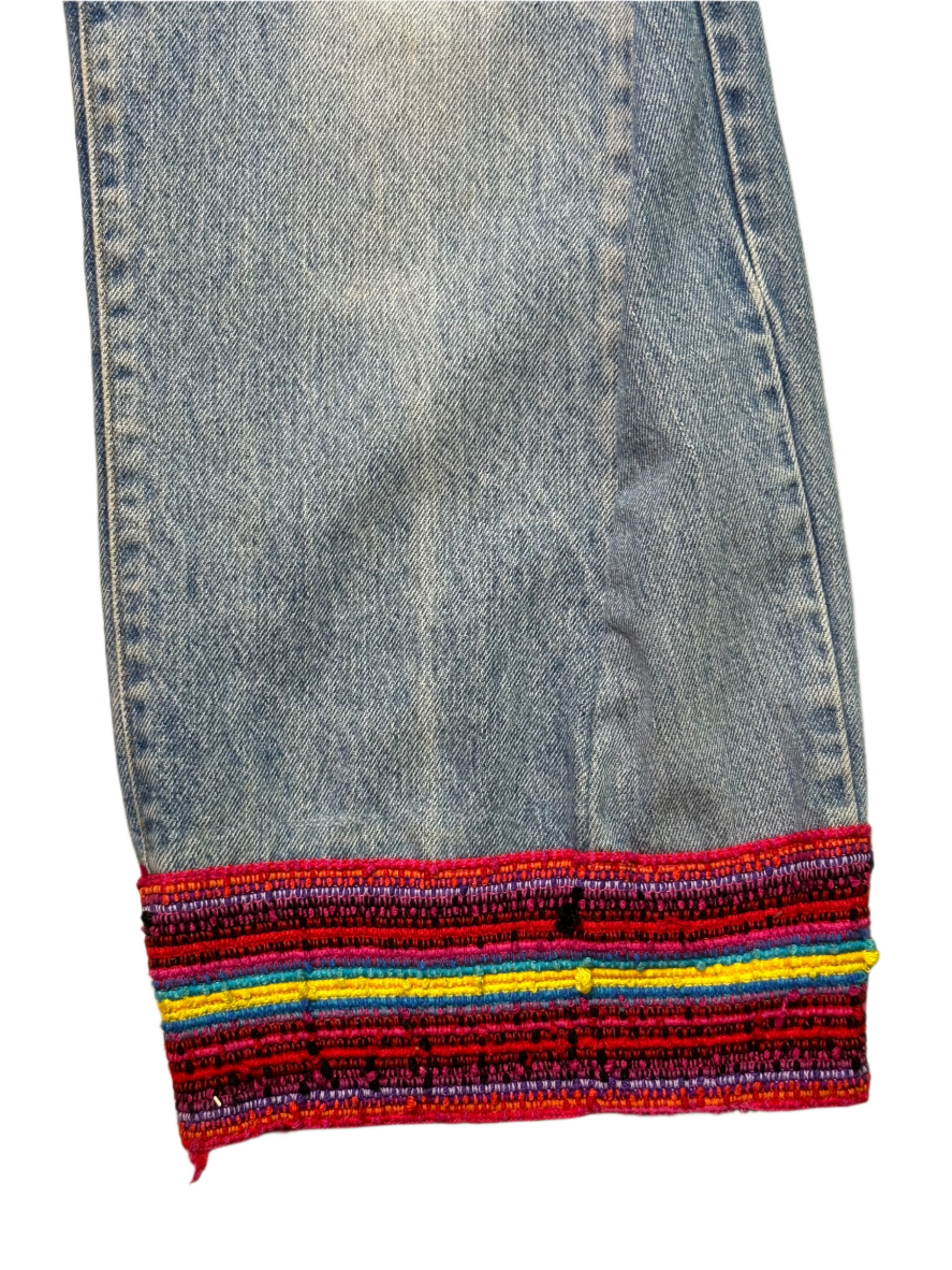 '81 Vintage Levis 505 Jeans w/Added Trim 30x30