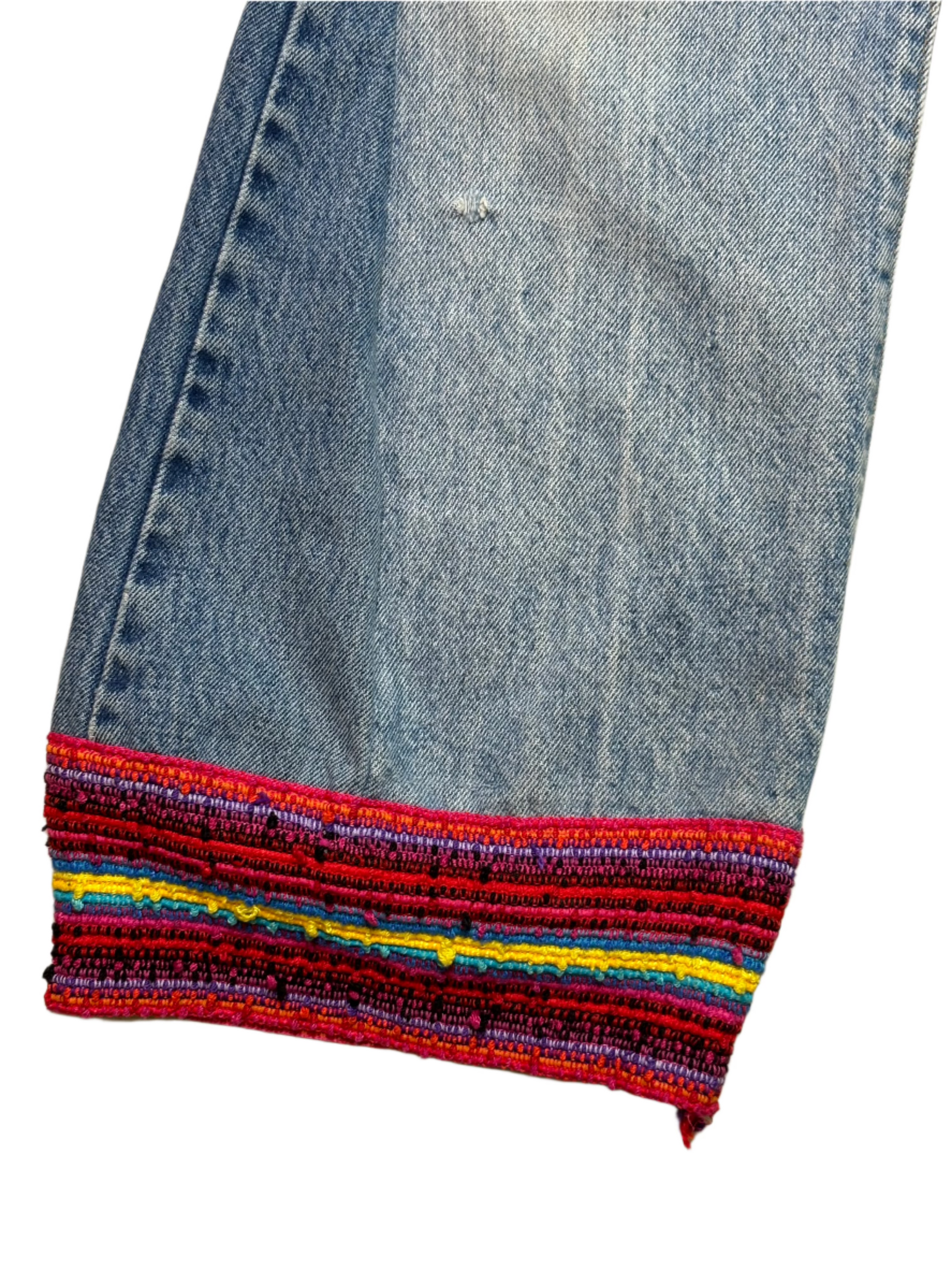 '81 Vintage Levis 505 Jeans w/Added Trim 30x30