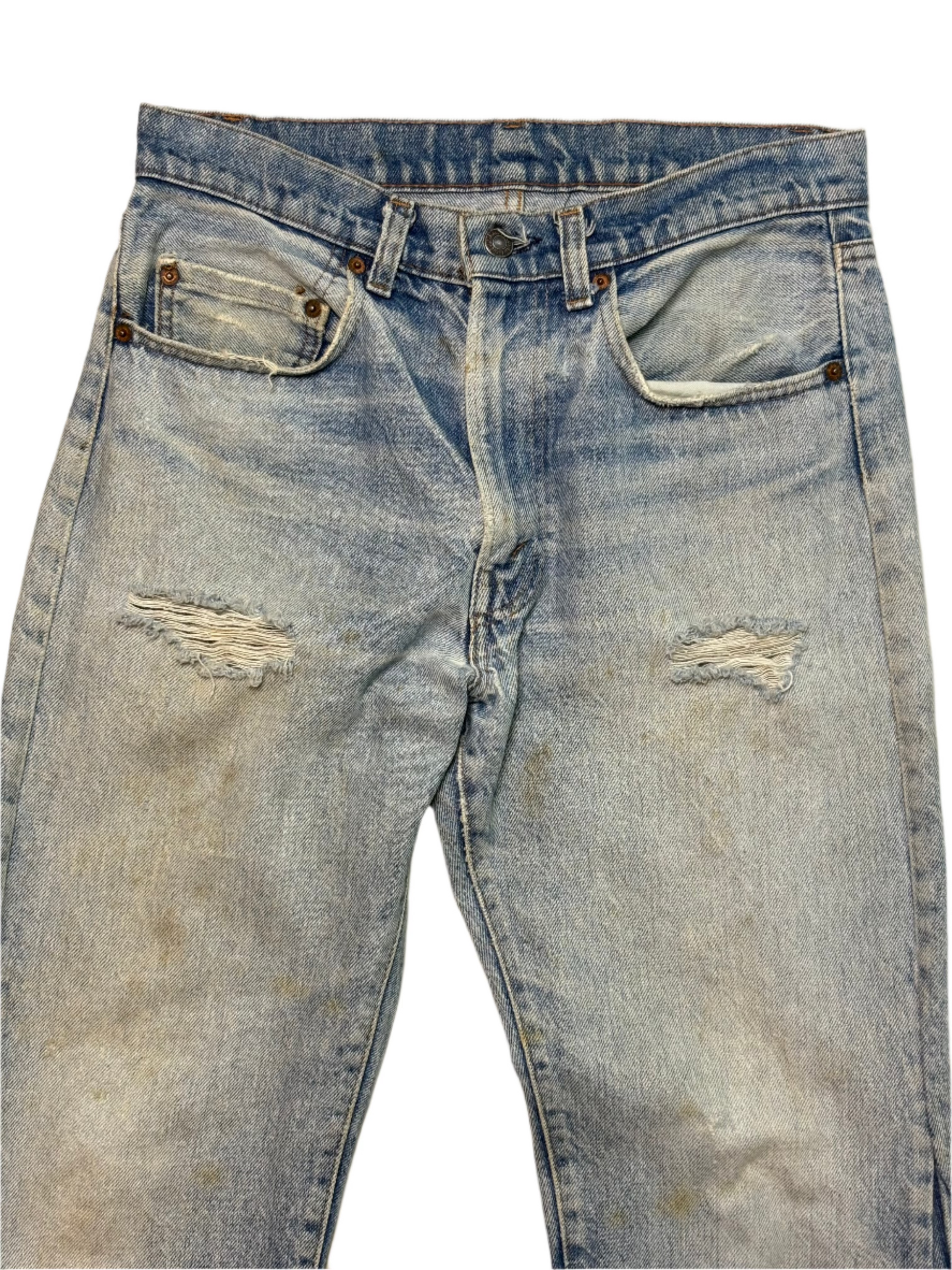 '81 Vintage Levis 505 Jeans w/Added Trim 30x30