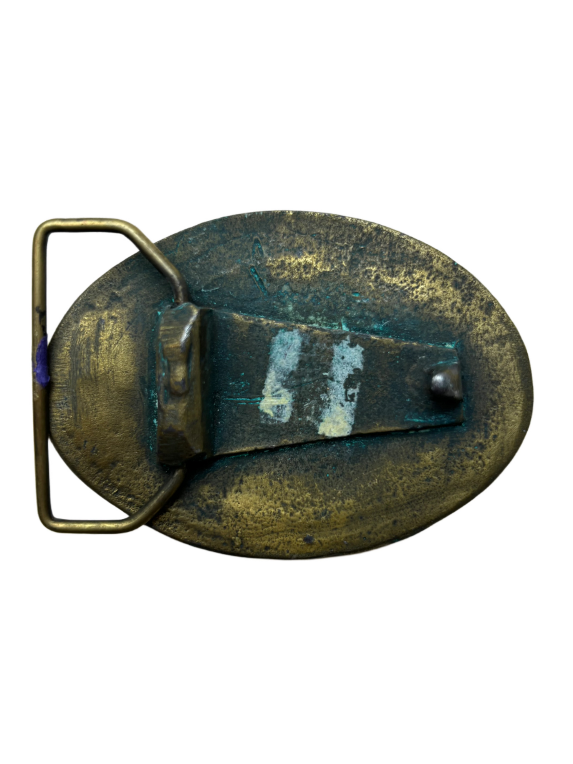 Vintage Brass Buffalo Nickel Belt Buckle