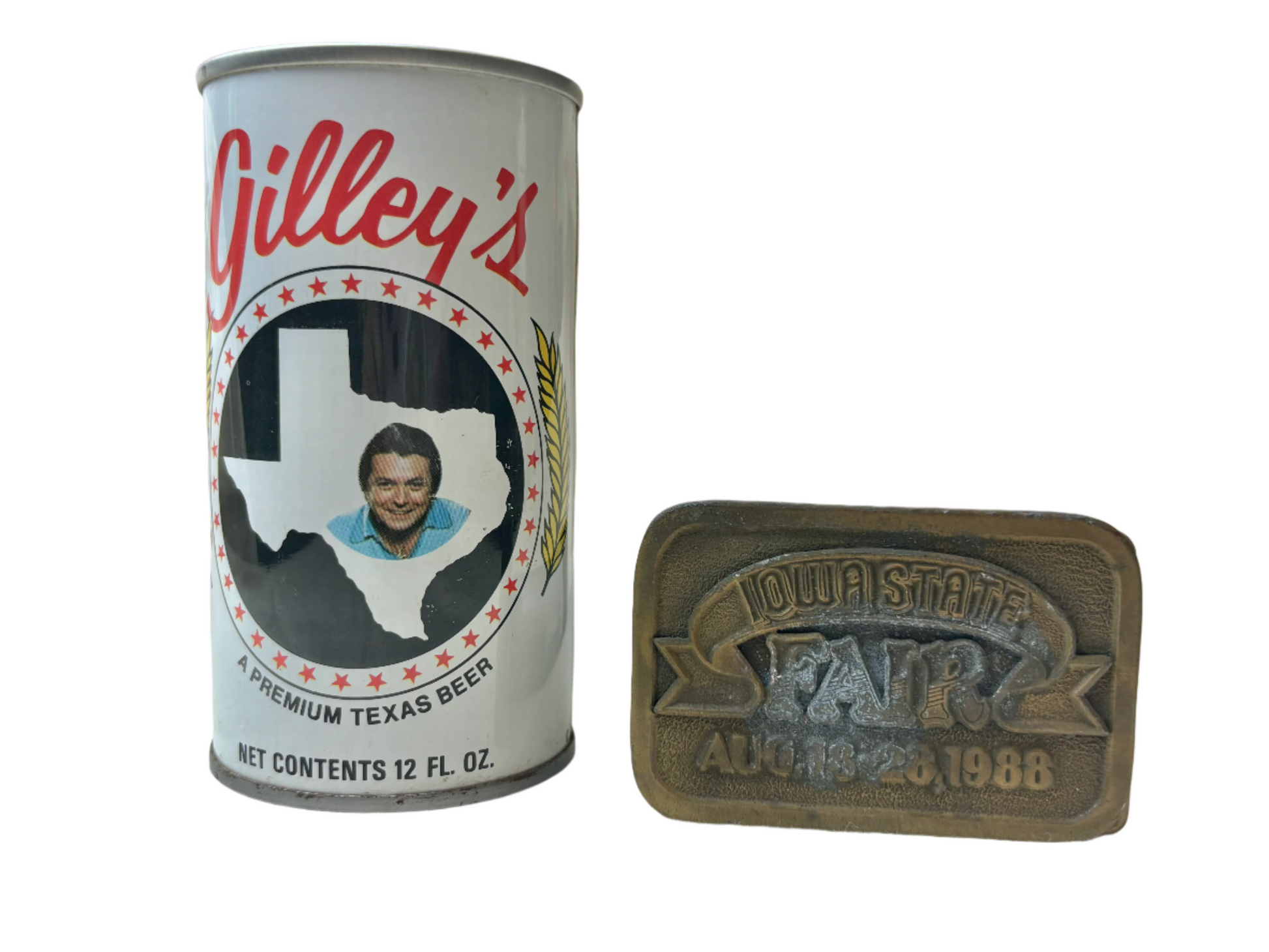 '88 Vintage Iowa State Fair Rectangle Buckle