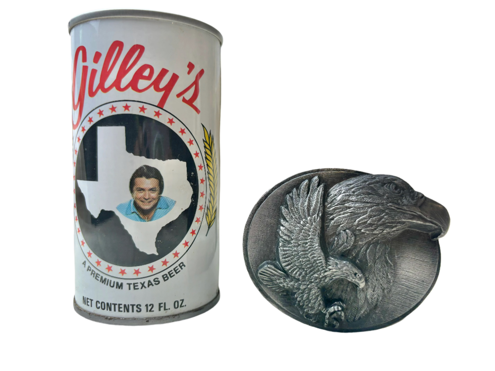 1990 Vintage Siskiyou Eagle & Hawk Pewter Buckle