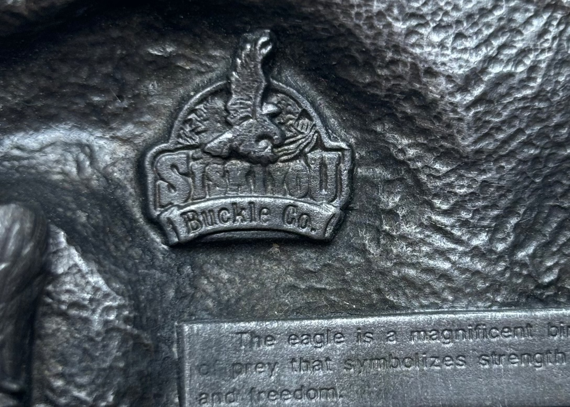 1990 Vintage Siskiyou Eagle & Hawk Pewter Buckle