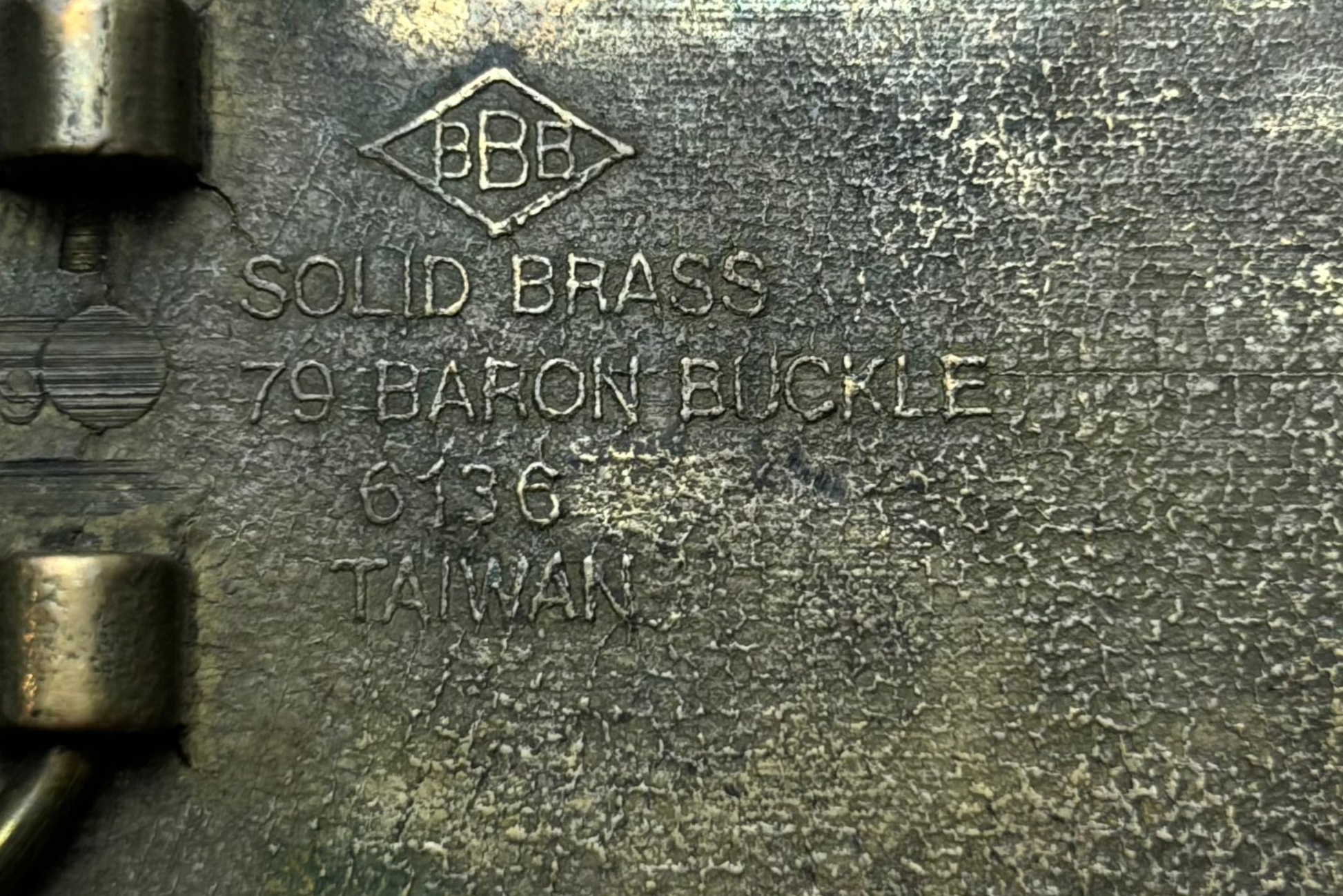 1979 Vintage Brass Baron Old Ford Truck Buckle