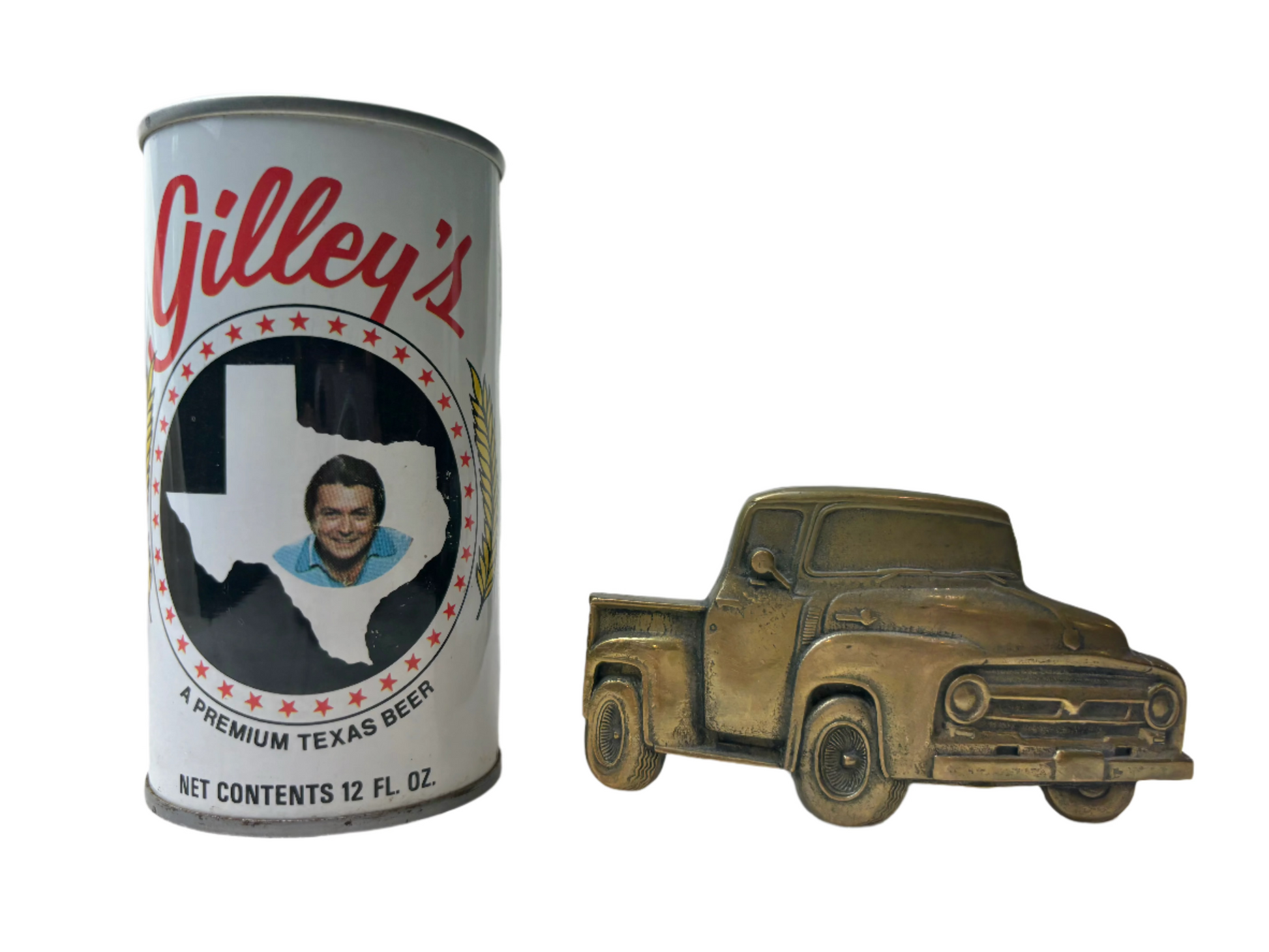 1979 Vintage Brass Baron Old Ford Truck Buckle