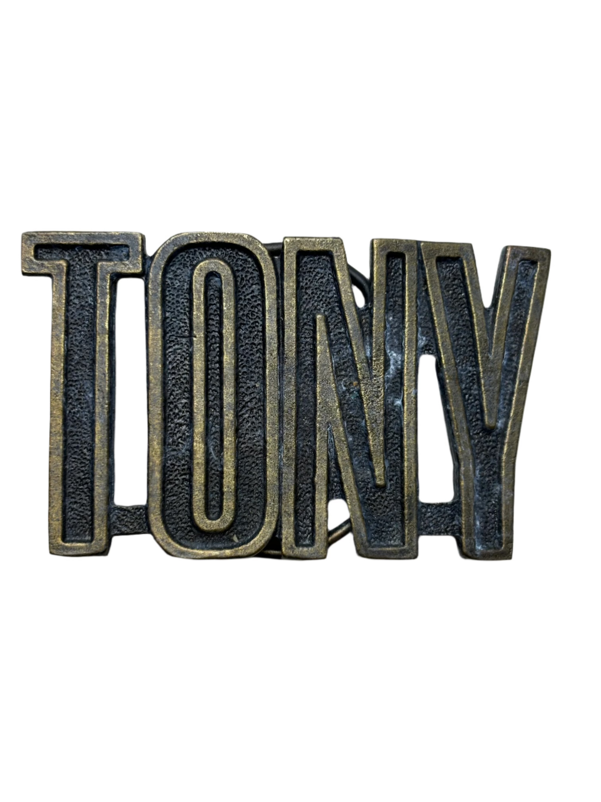 '79 Vintage Brass "Tony" Buckle