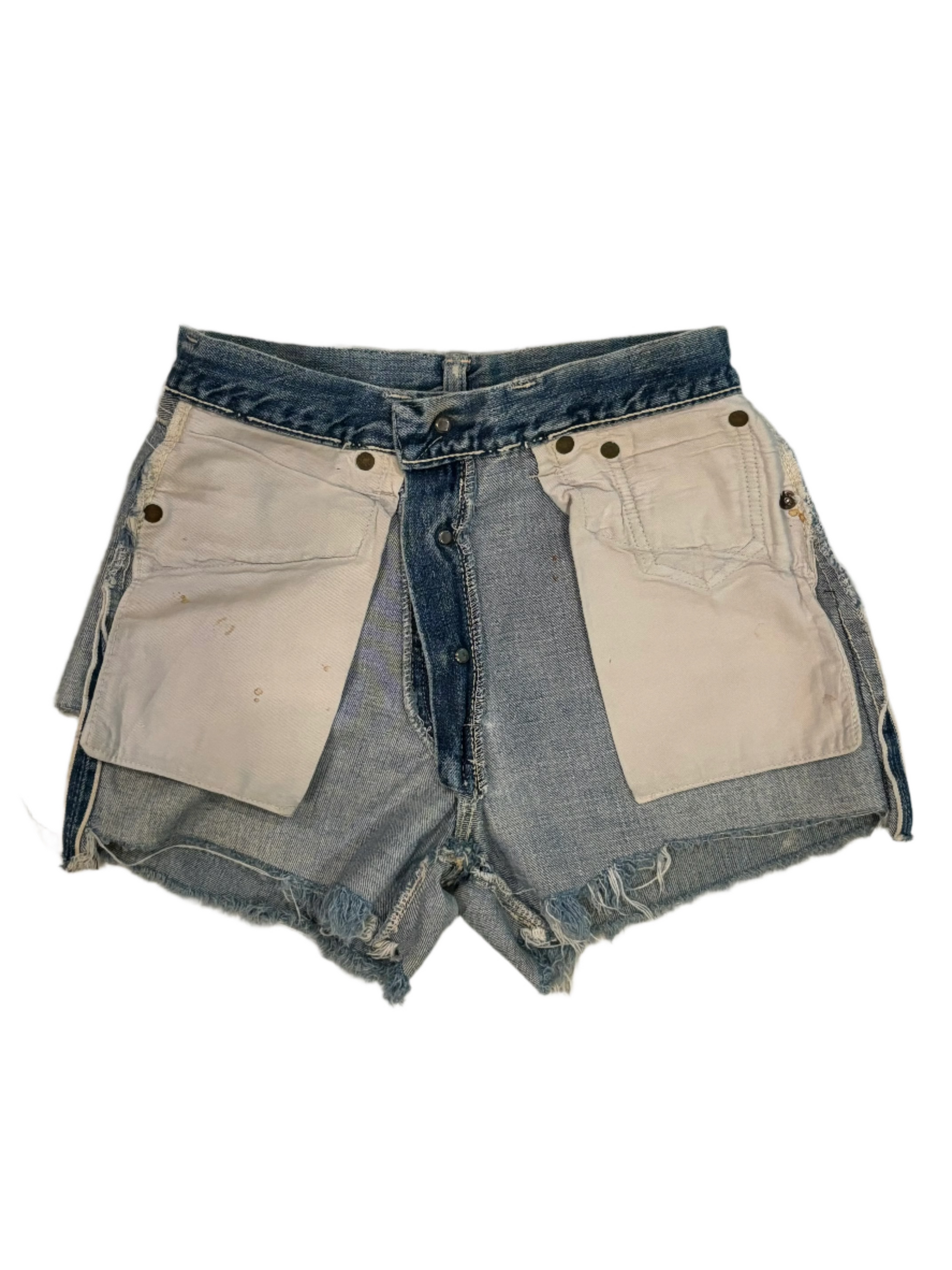 50s/60s Vintage Levis 501 Selvedge Cut Off Jean Shorts 26"