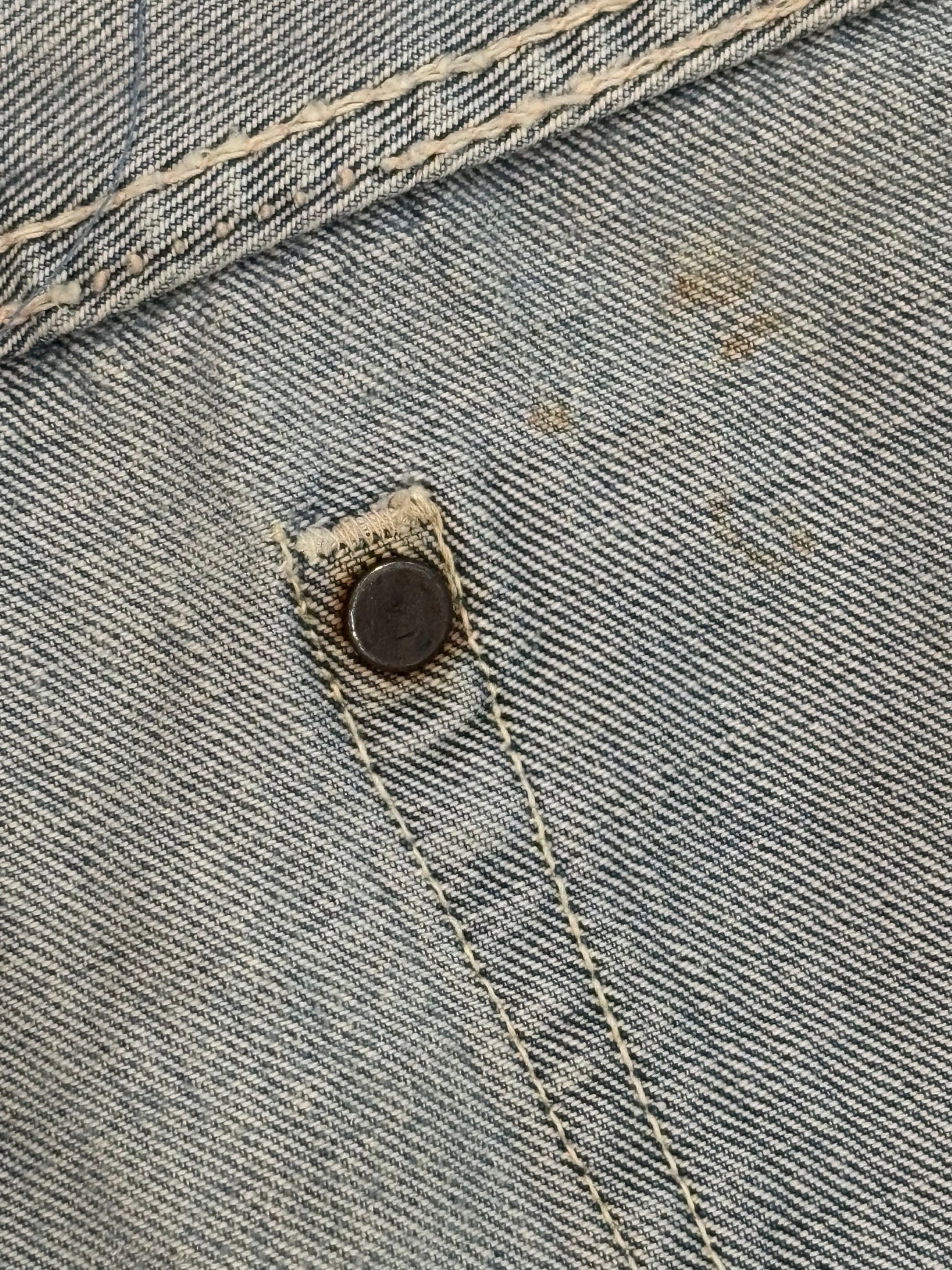 50s/60s Vintage Levis 501 Selvedge Cut Off Jean Shorts 26"