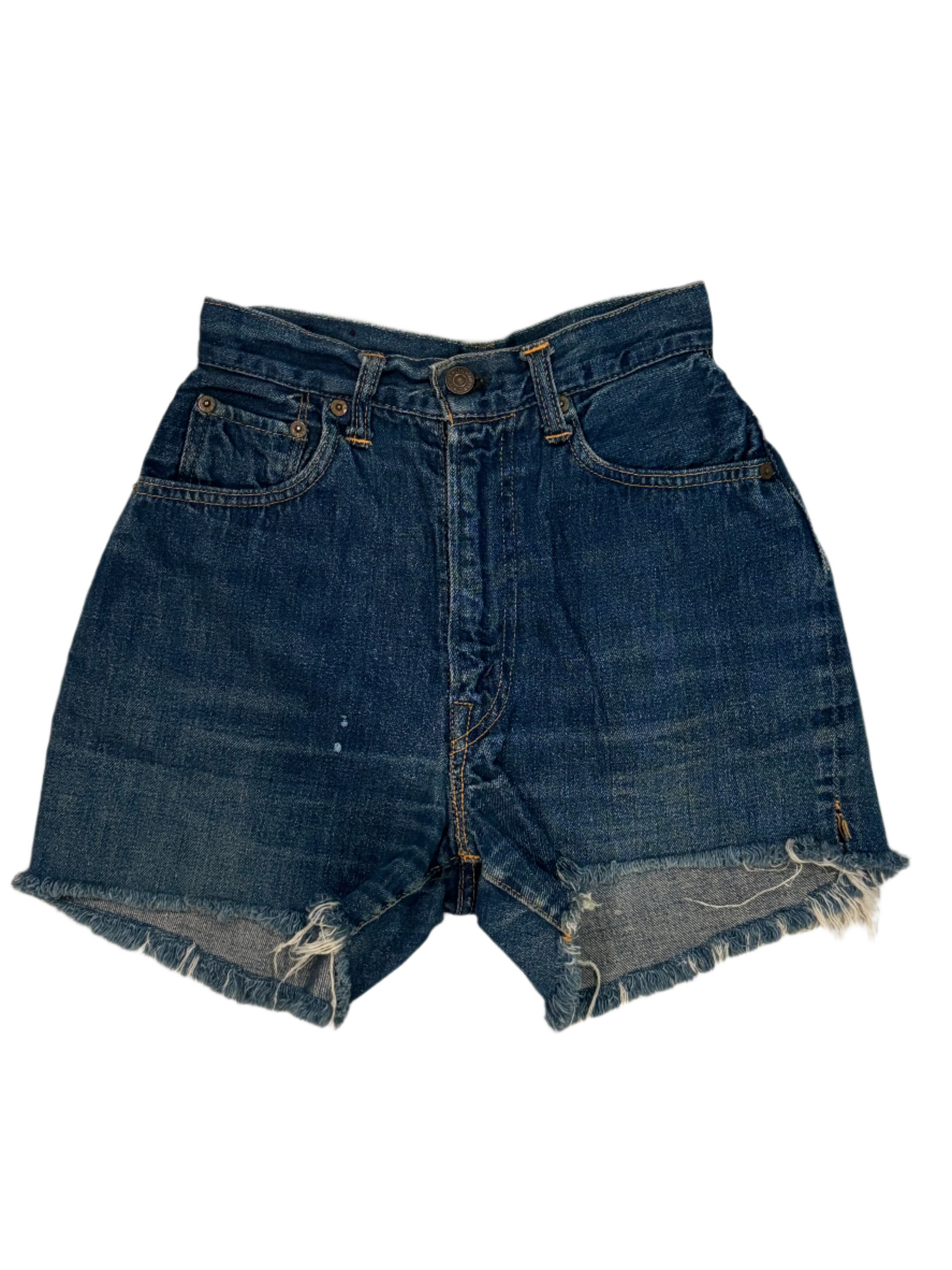 60s Vintage Levis Big E Selvedge Jean Shorts 24"