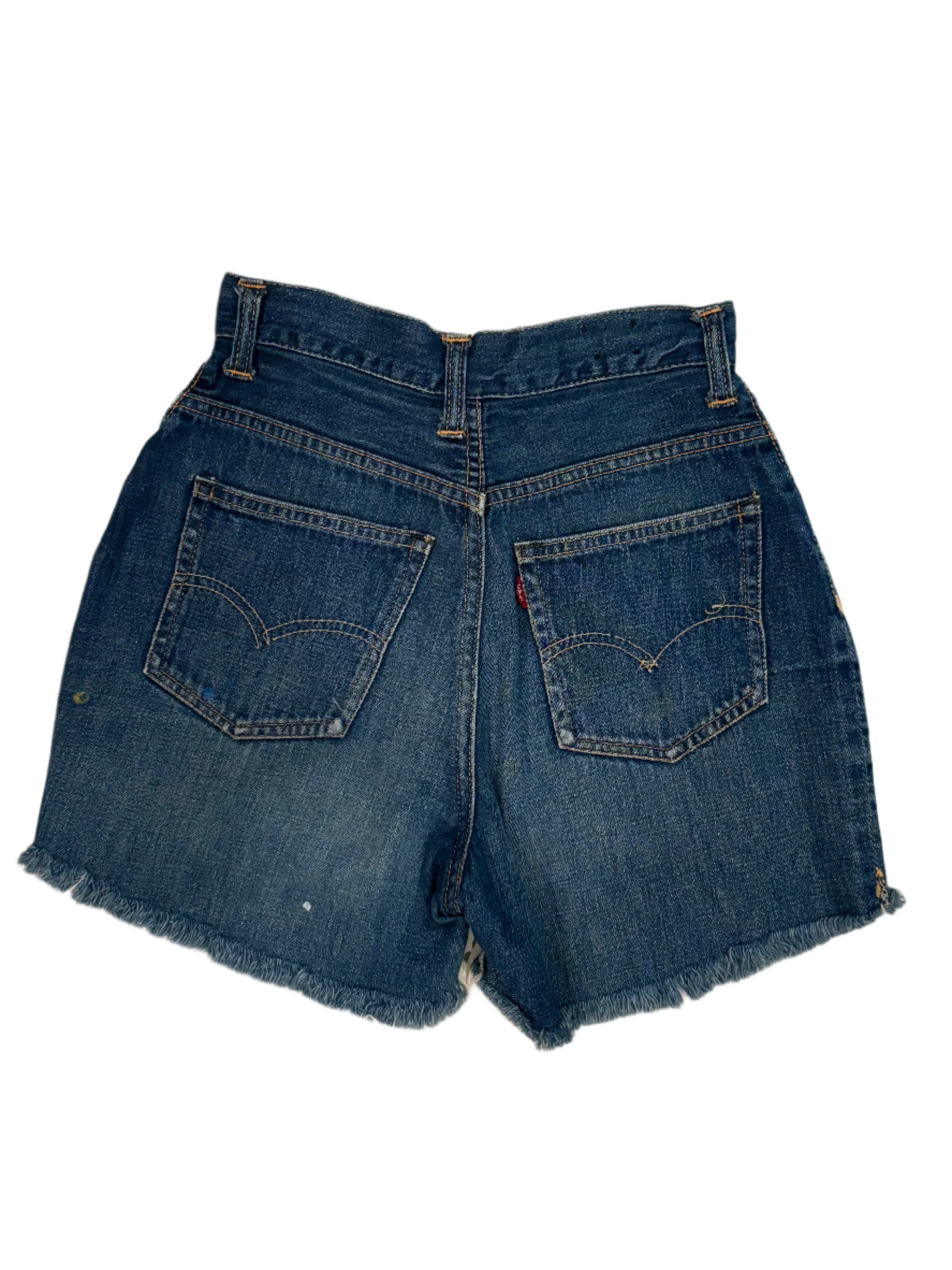 60s Vintage Levis Big E Selvedge Jean Shorts 24"