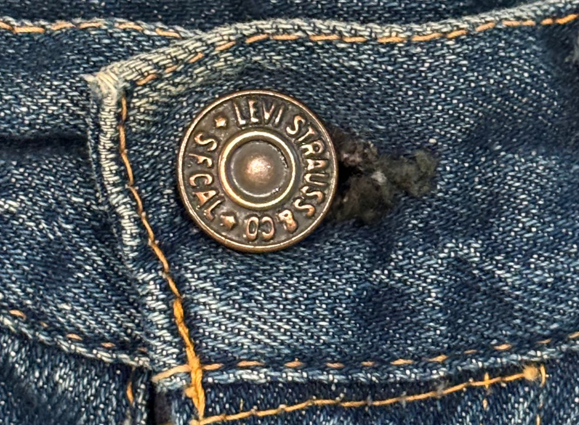 60s Vintage Levis Big E Selvedge Jean Shorts 24"
