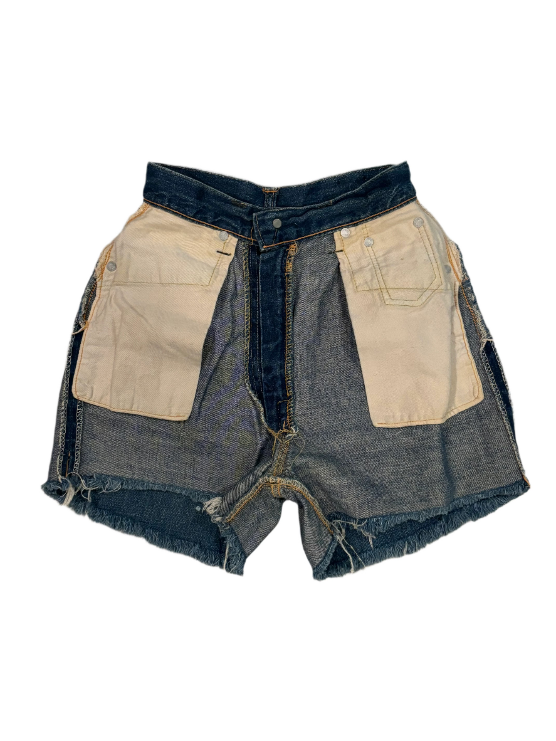 60s Vintage Levis Big E Selvedge Jean Shorts 24"