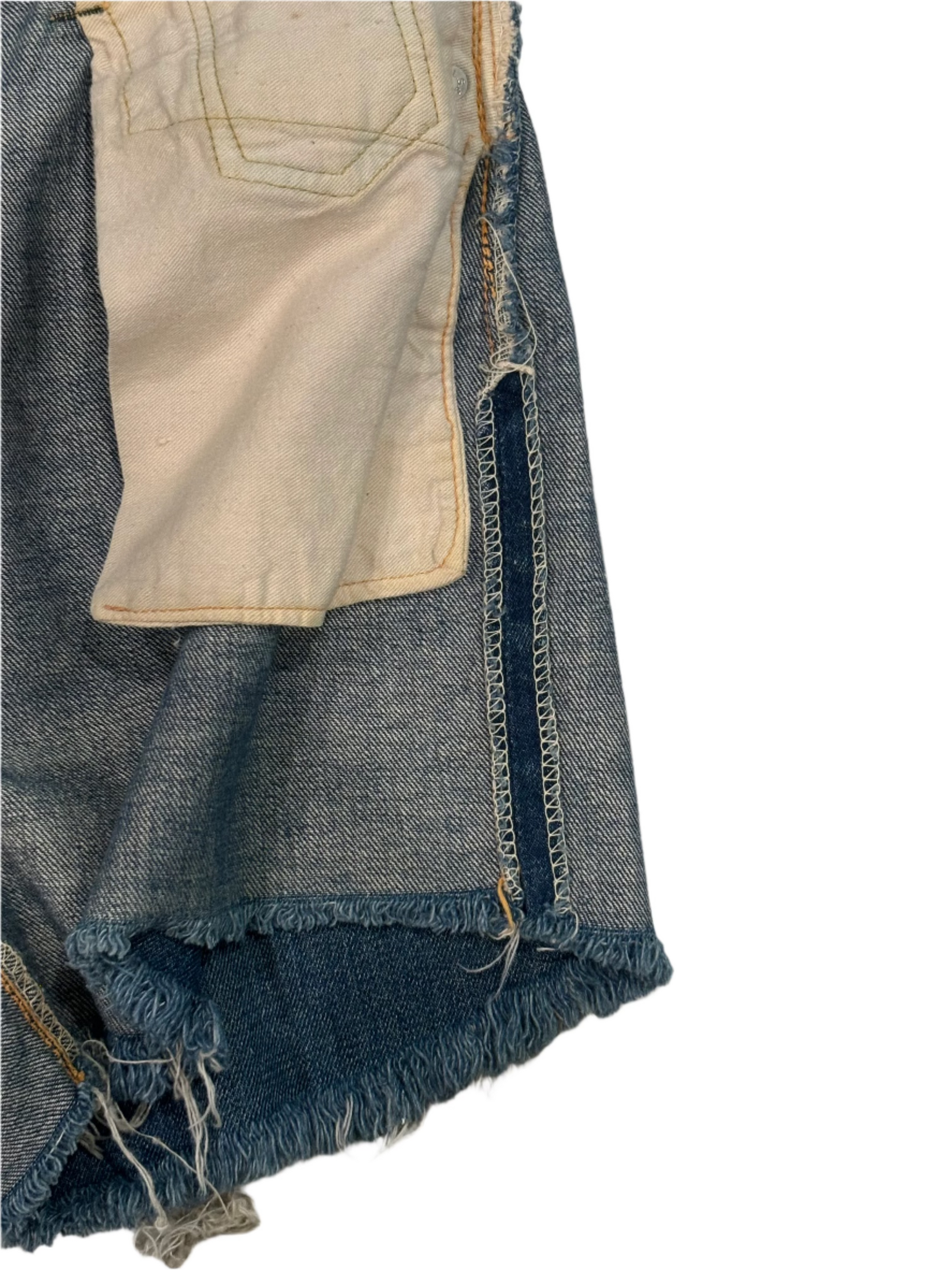 60s Vintage Levis Big E Selvedge Jean Shorts 24"