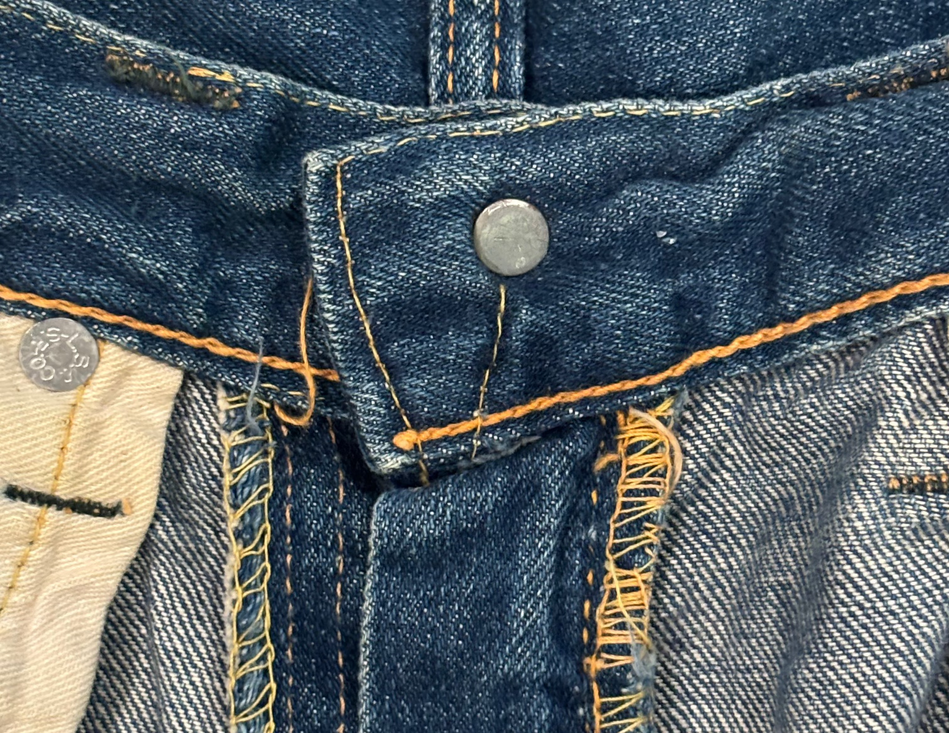 60s Vintage Levis Big E Selvedge Jean Shorts 24"