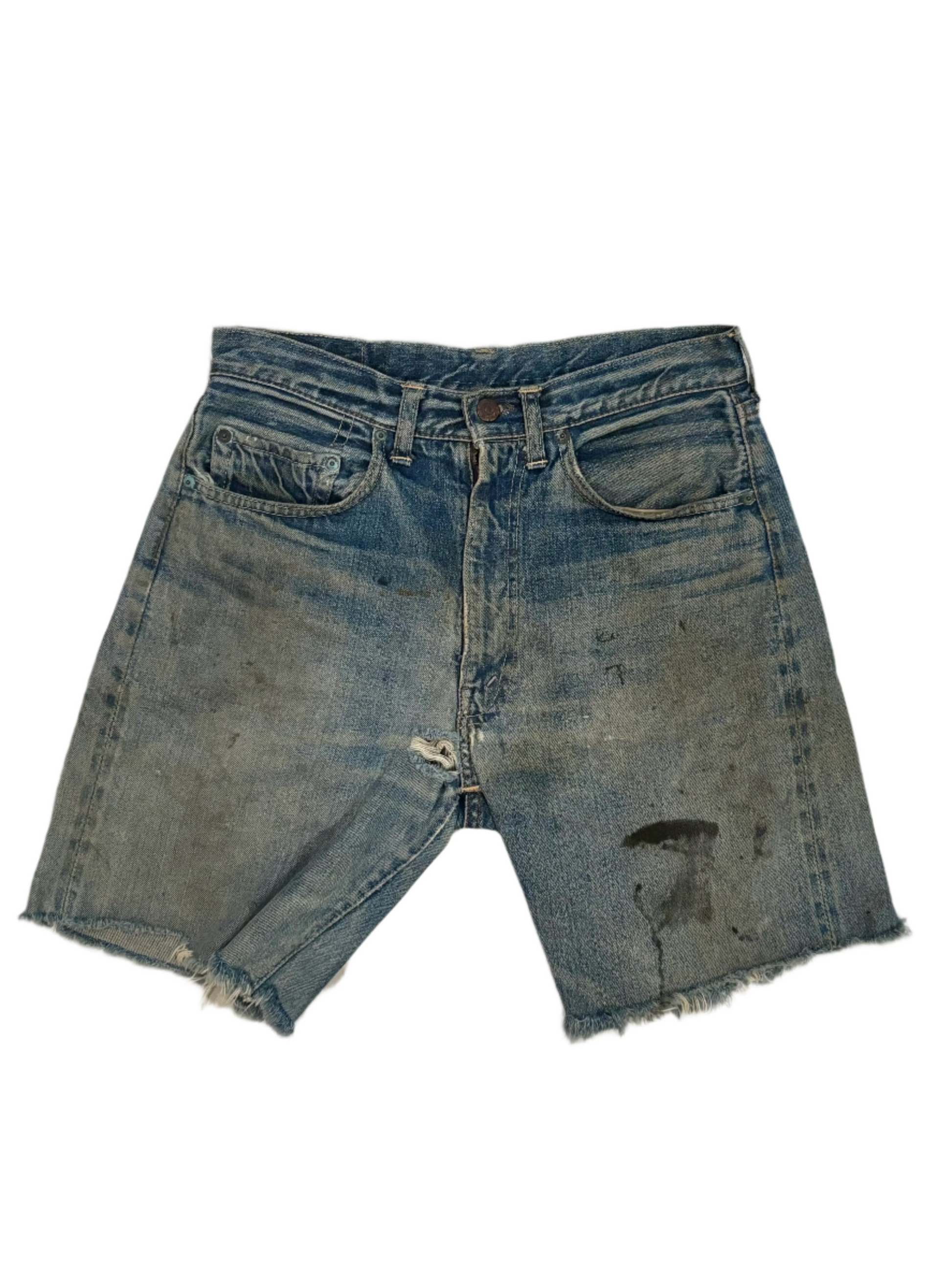 60s Vintage Levis Selvedge Jean Shorts 30"