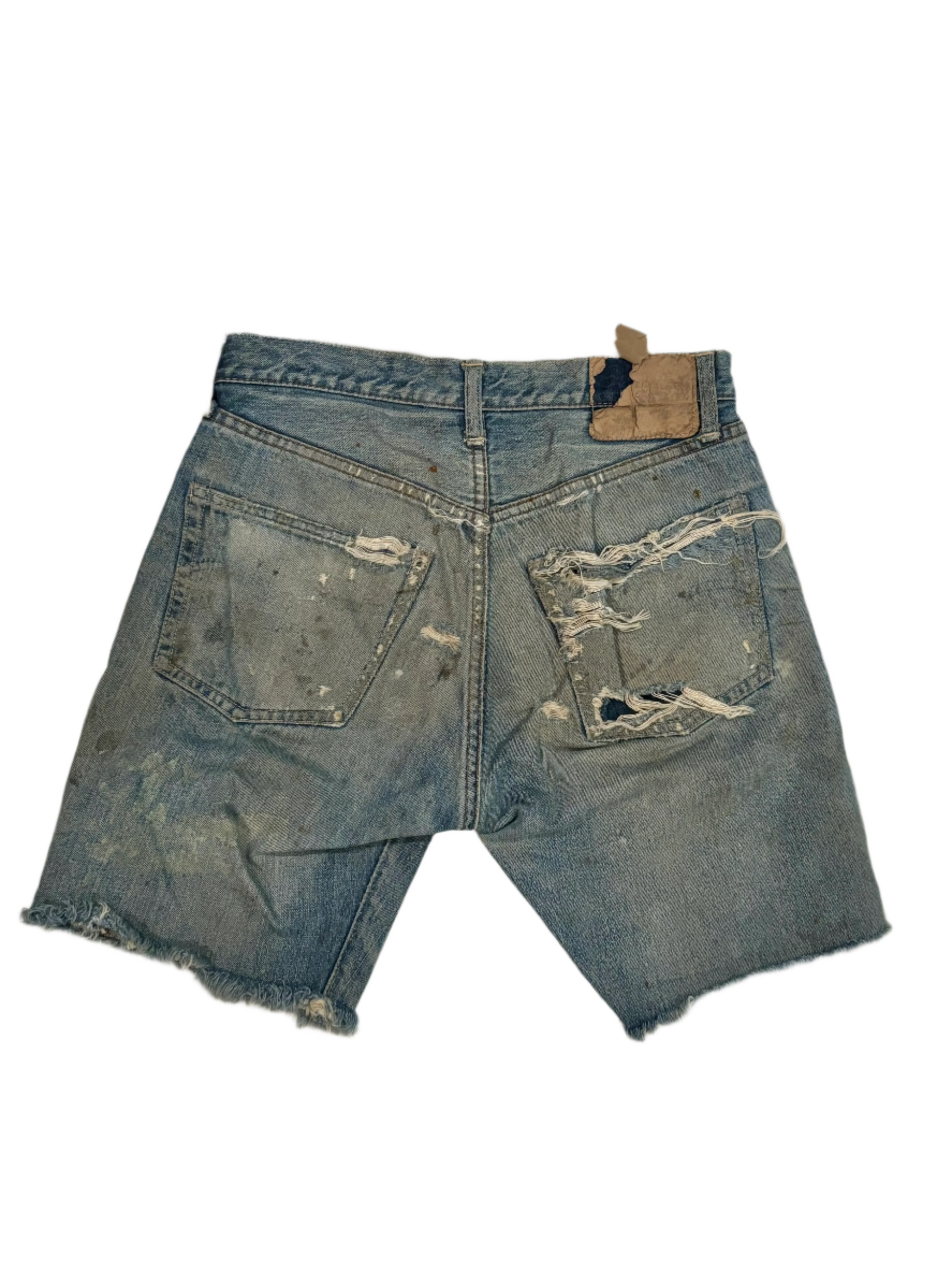 60s Vintage Levis Selvedge Jean Shorts 30"