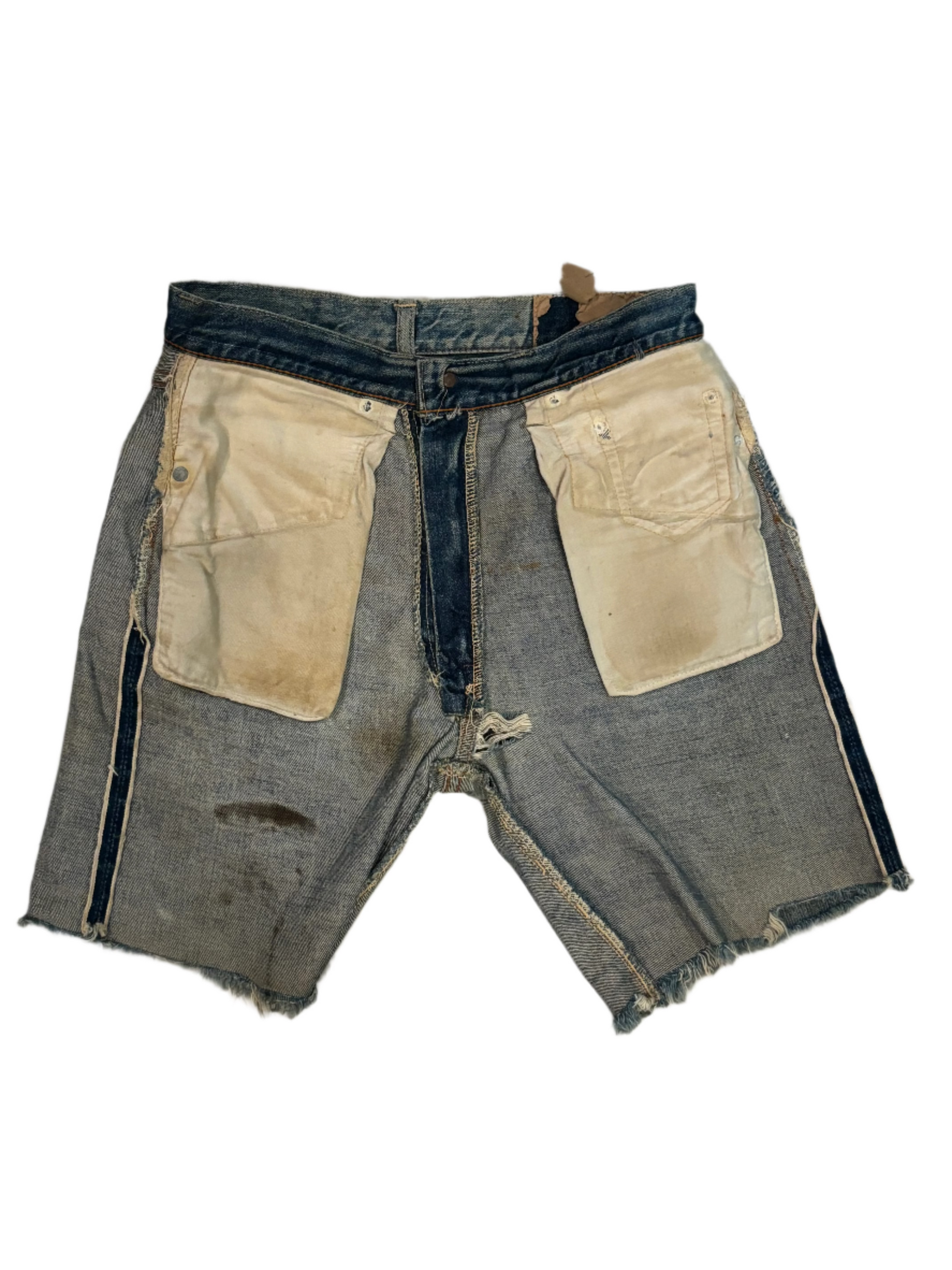 60s Vintage Levis Selvedge Jean Shorts 30"