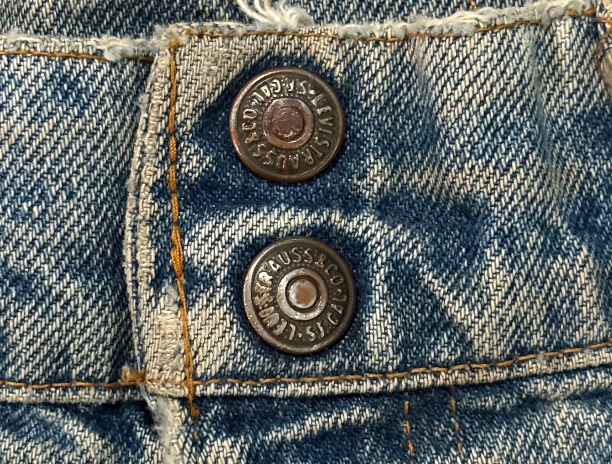 70s Vintage Levis Cut Off Utility Shorts 30"