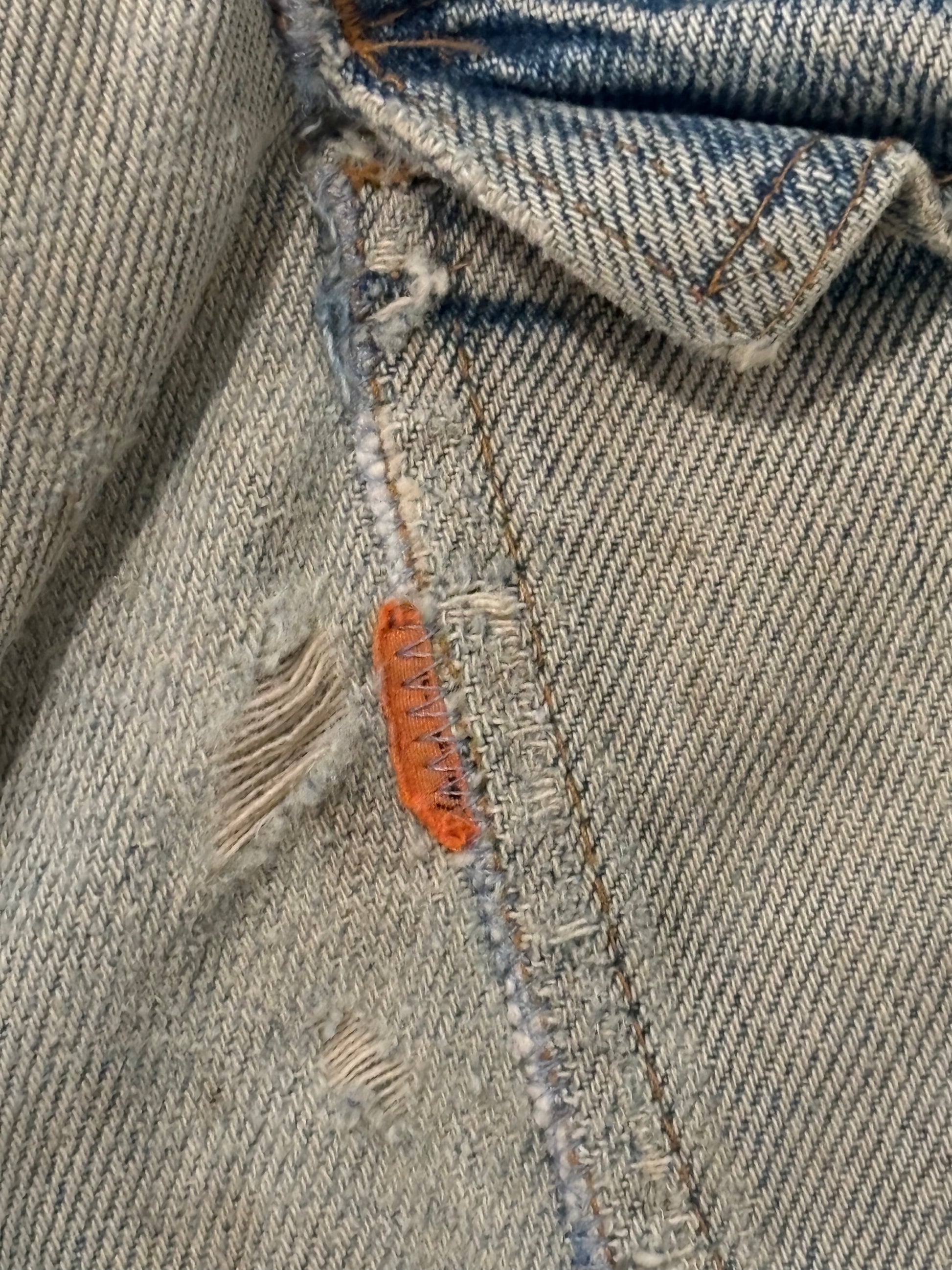 70s Vintage Levis Cut Off Utility Shorts 30"