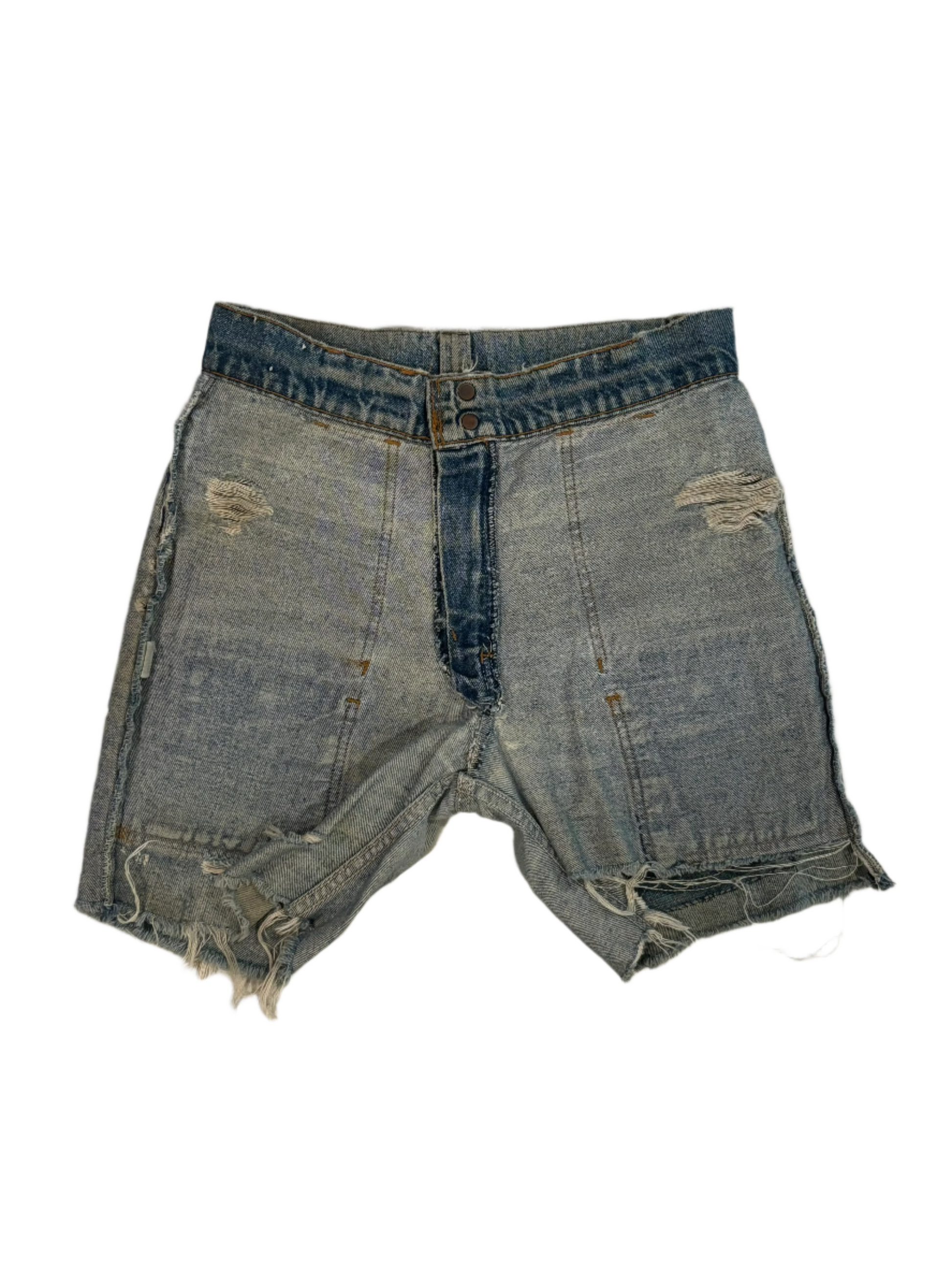 70s Vintage Levis Cut Off Utility Shorts 30"