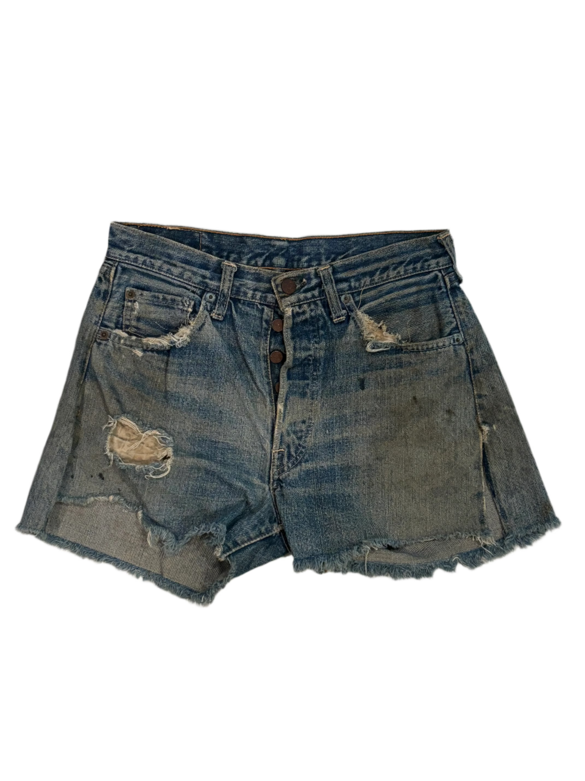 60s Vintage Levis 501 Selvedge Jean Shorts 30"