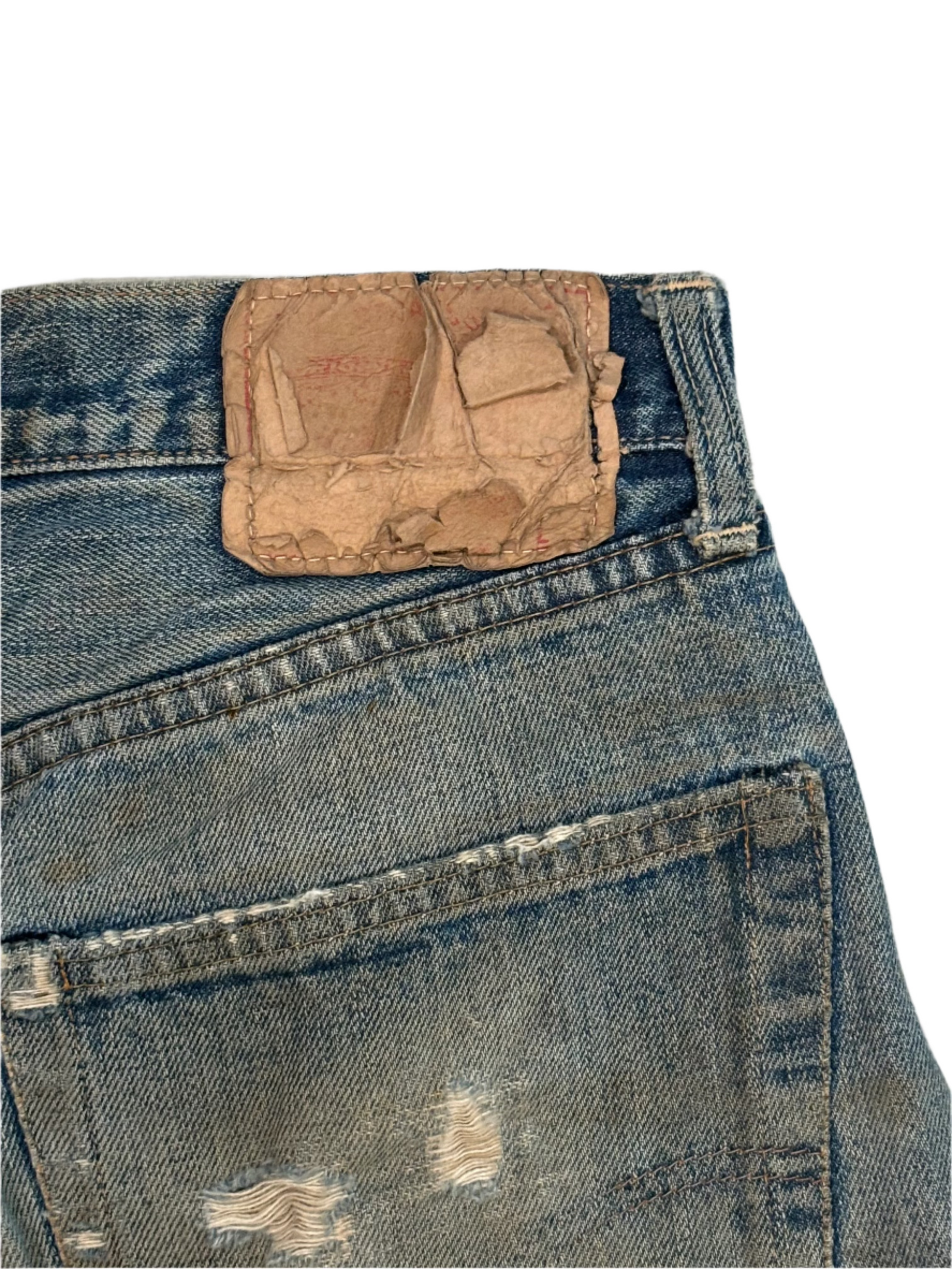 60s Vintage Levis 501 Selvedge Jean Shorts 30"